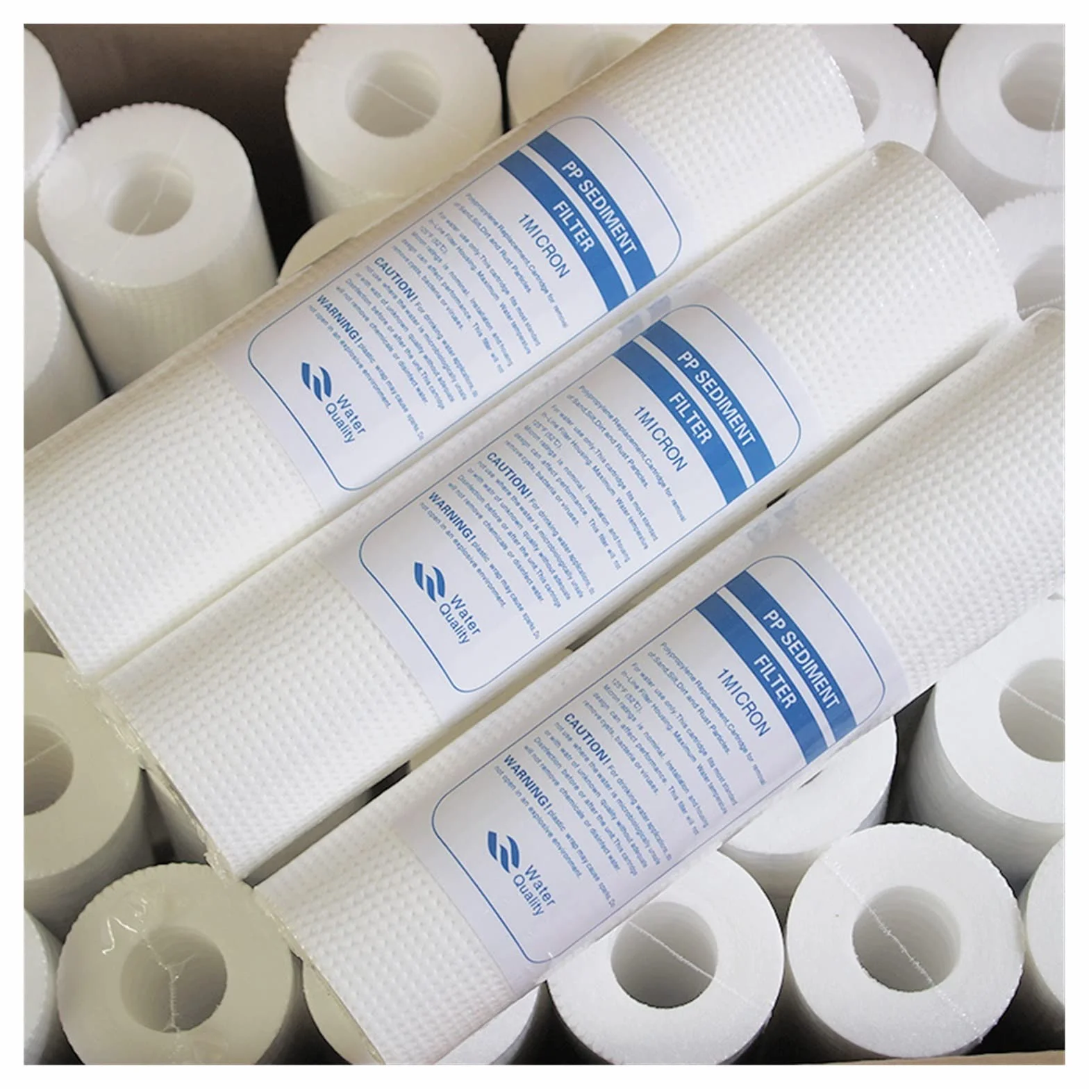 10 sztuk 5 mikronów Pp Spun polipropylen osadowy wkład do filtra wody odwrócona osmoza 10 Cal pp filtr bawełniany 100g Do Filtrowania Wody(1 micron)