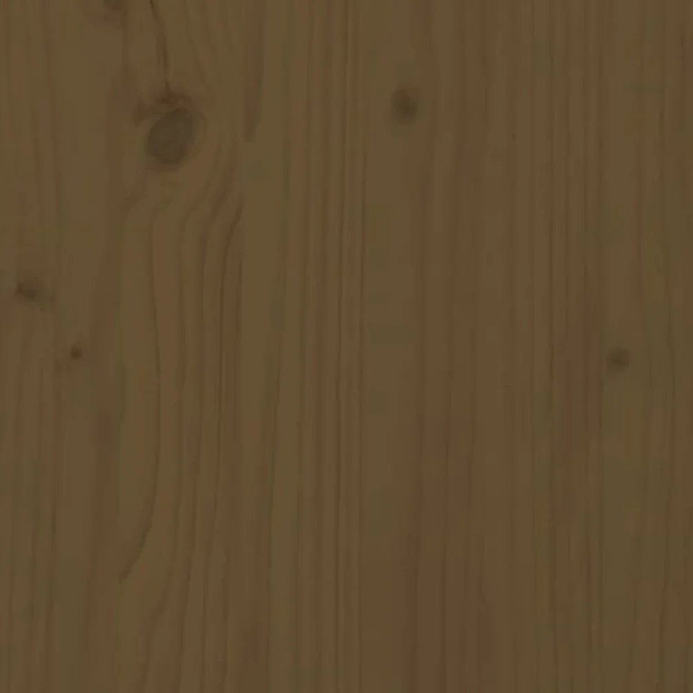 lite drewno sosnowe nowoczesny wystrój sypialni 200x200 cm brąz | Rama łóżka sosnowa miodowy brąz 200x200 cm z zagłówkiem lite drewno do sypialni