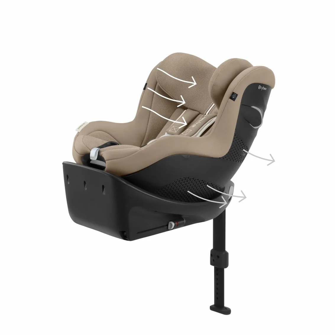 Sirona Gi i-Size Plus/Almond Beige-beige PU1