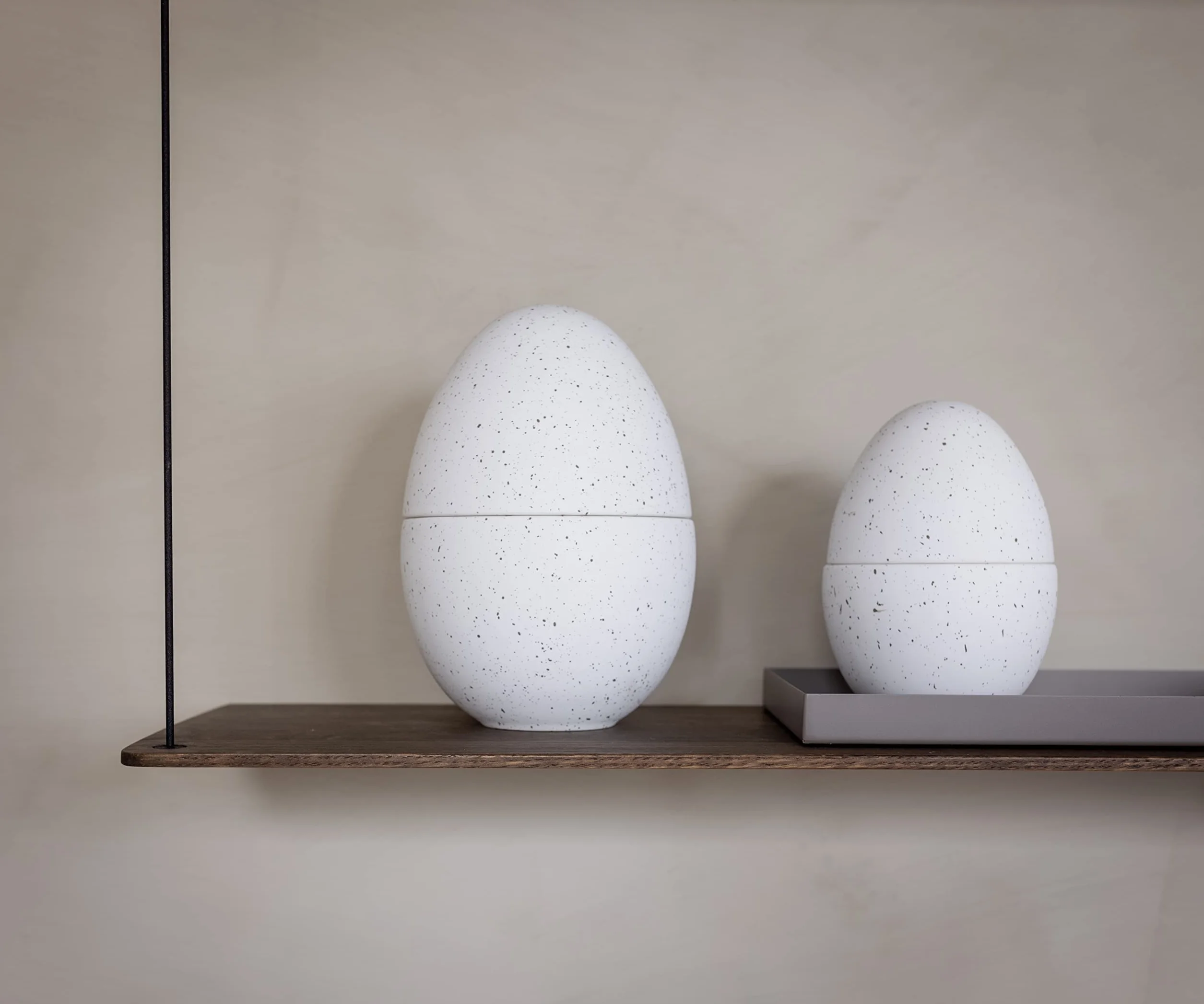 Cooee Design Bonboniera 18 cm biała, miska na cukierki, dekoracja wielkanocna