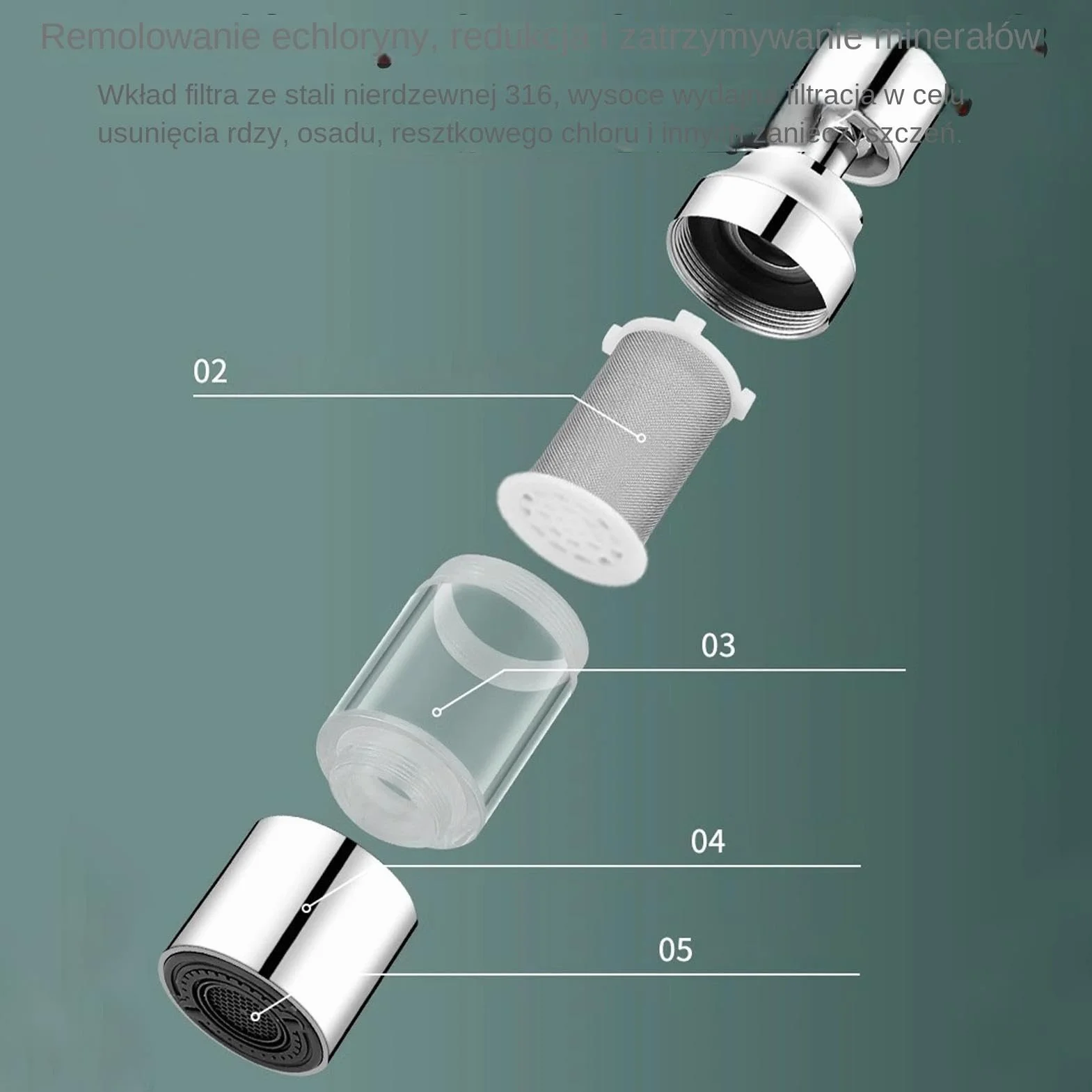Filtr zlewu łazienkowego, kran zlewu filtr wody,Filtr Tap 360 stopni obrotowy oczyszczacz zlewu - Wyczyść 3 tryby filtracji kranu do RV, łazienki, hotelu