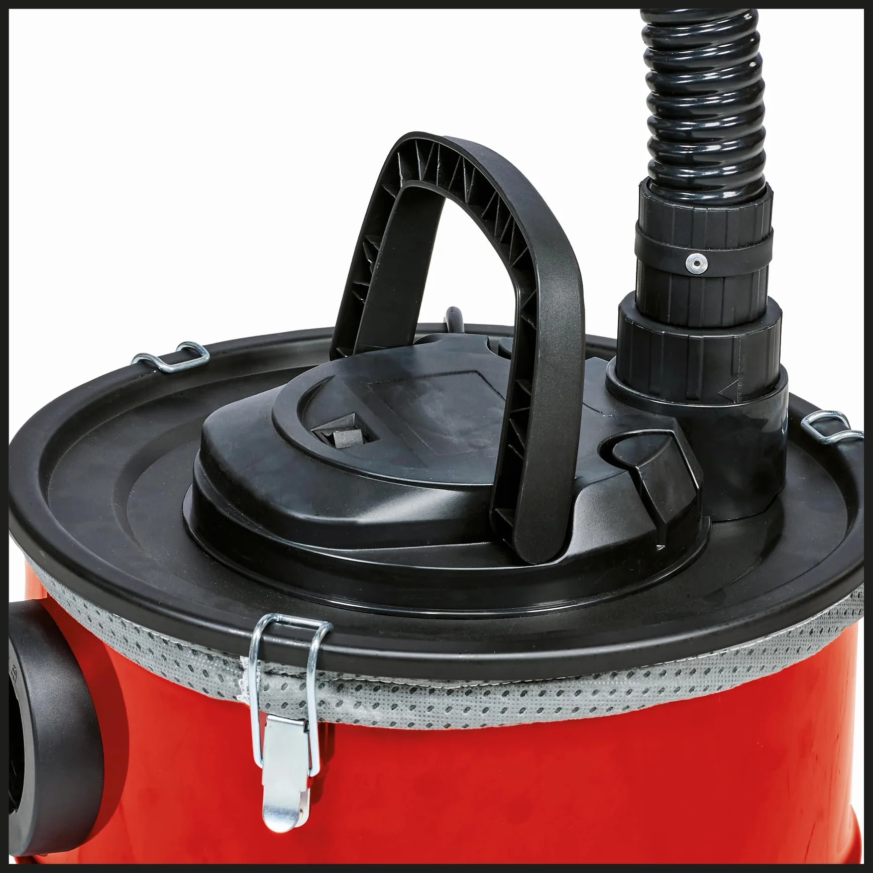 Einhell Odkurzacz do popiołu TC-AV 1718 D (1200 W, moc ssania 170 mbar, 18 l pojemnik z blachy ocynkowanej z szybkozłączkami, filtr wstępny drobnego pyłu, wkład filtrujący)