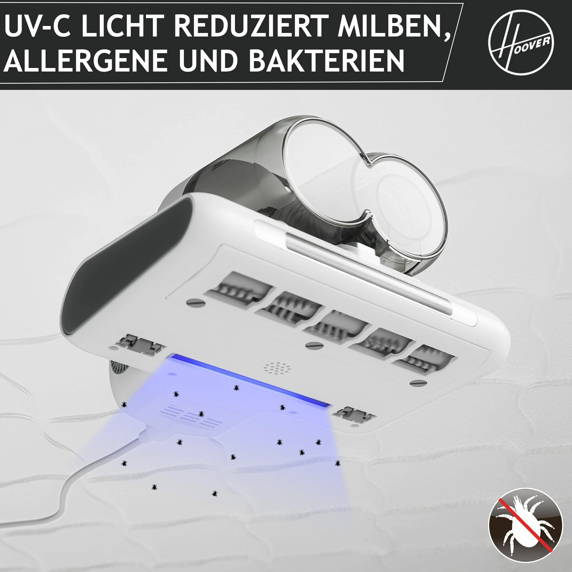 Hoover Odkurzacz do Materacy, Biały, 510 W 240 V