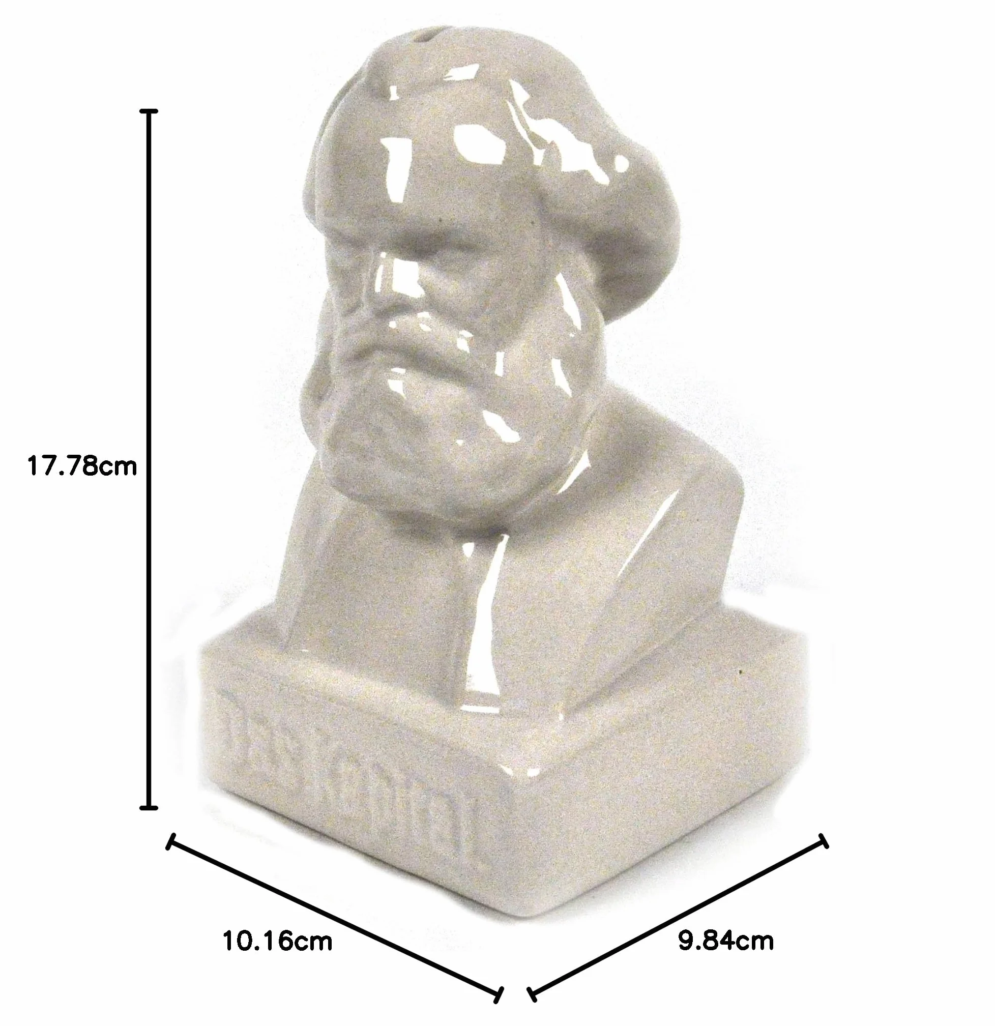 Kikkerland Skarbonka trupia czaszka Karl Marx