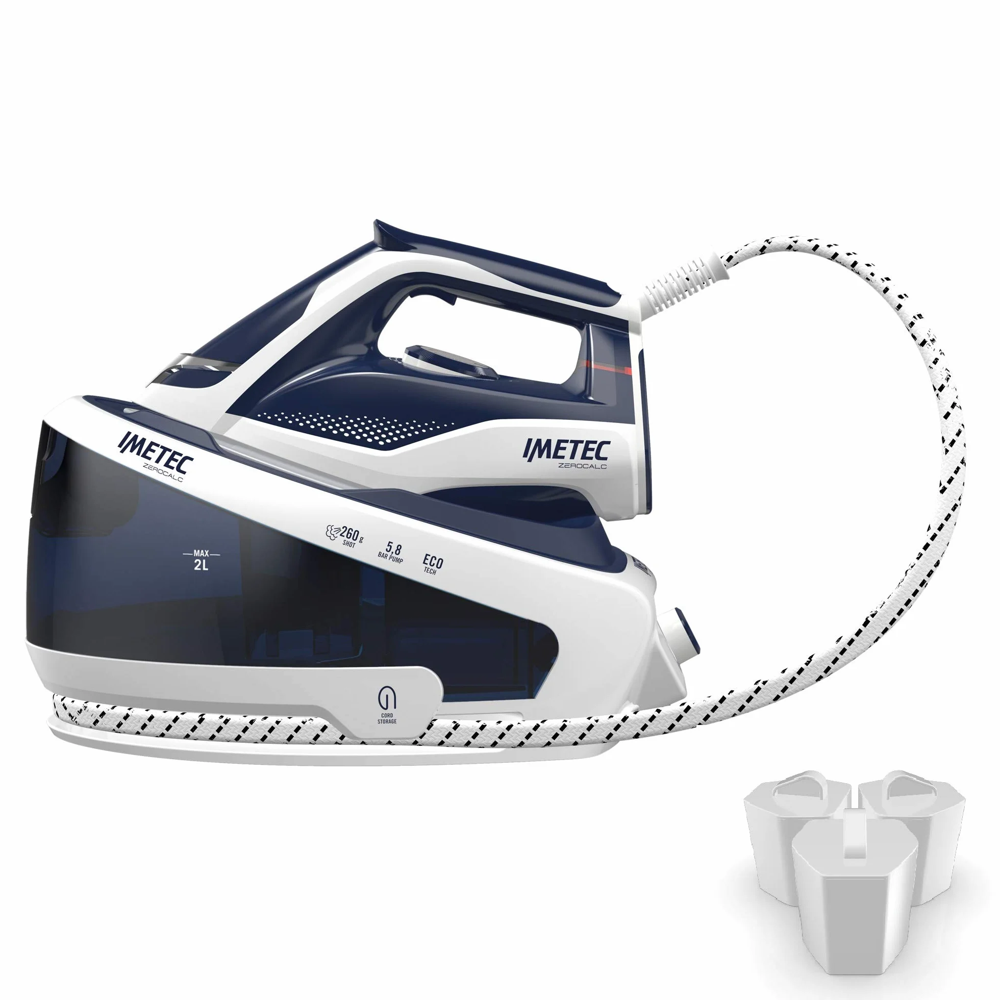 Imetec Zerocalc KF1 100 zestaw 3 filtrów do usuwania kamienia do żelazka Imetec Zerocalc Pro Ceramic Ps2 2400, Ps2 2000, Ps2 2200