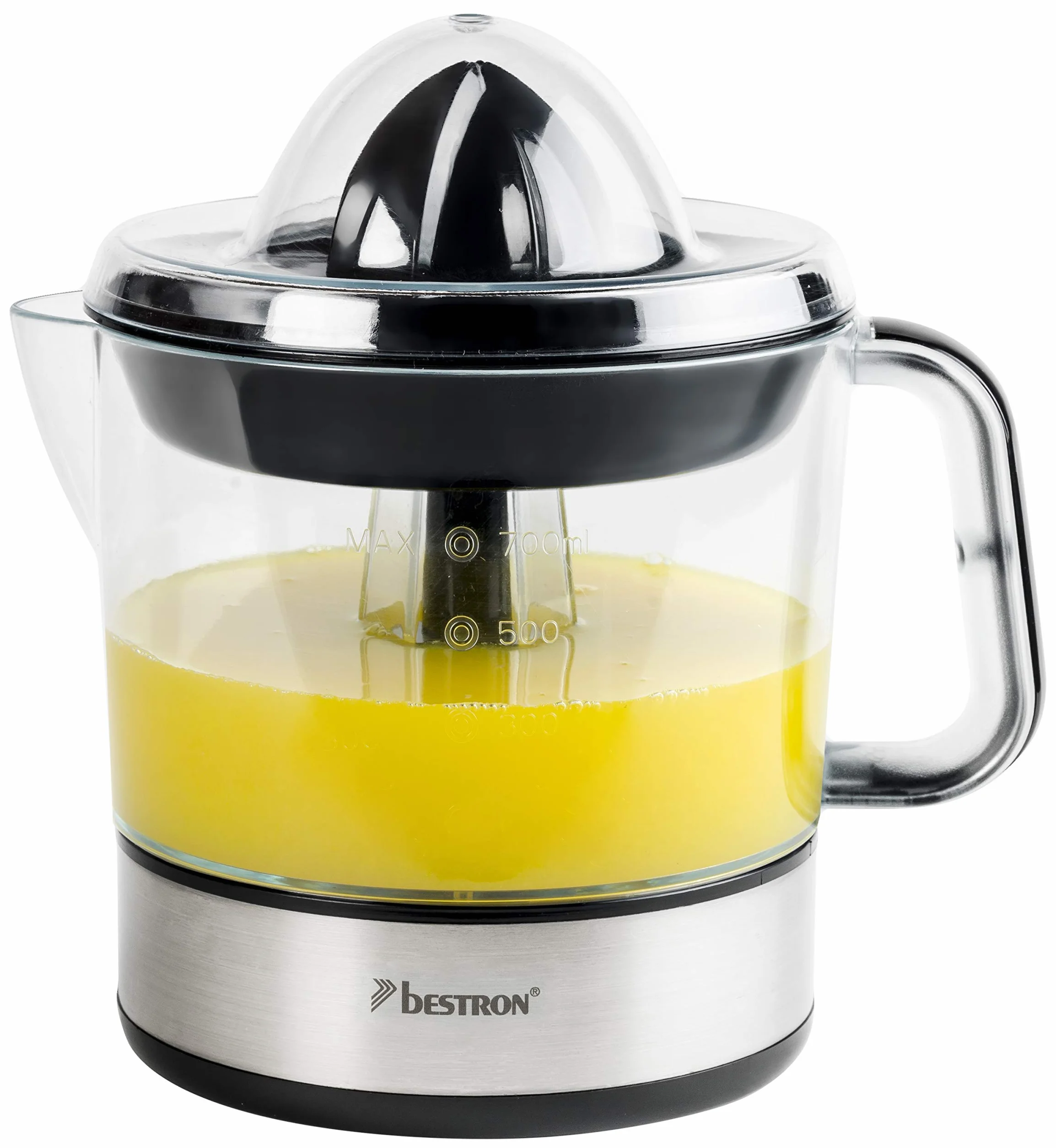 Bestron Wyciskarka do Cytrusów, Srebrny, 0,7 L