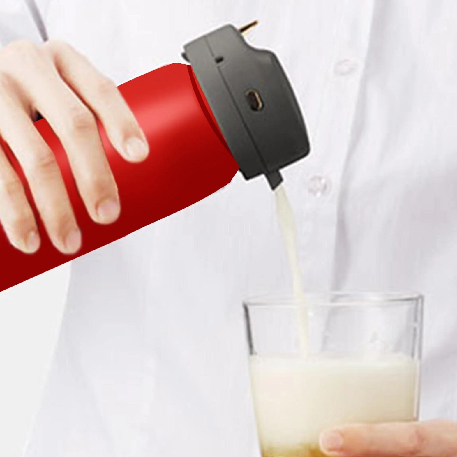 Ultrasonic Beer Foam Maker Maszyna do Piwa Puszkowego z Zasilaniem Bateryjnym