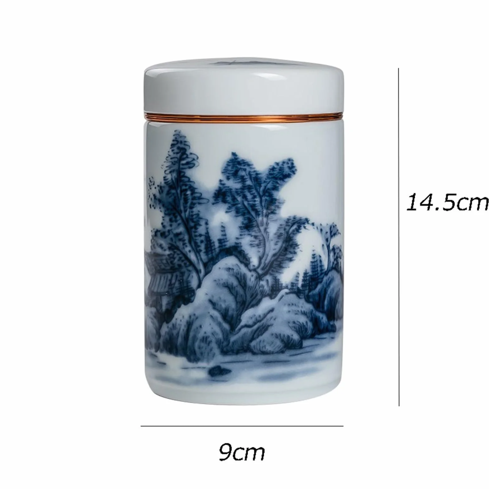 Pojemnik na herbatę Zapieczętowany garnek ceramiczny pojemnik do przechowywania butelek świeży dzbanek do herbaty ziarna kawy chiński Vintage pudełko do przechowywania w domu Pojemnik na herbatę