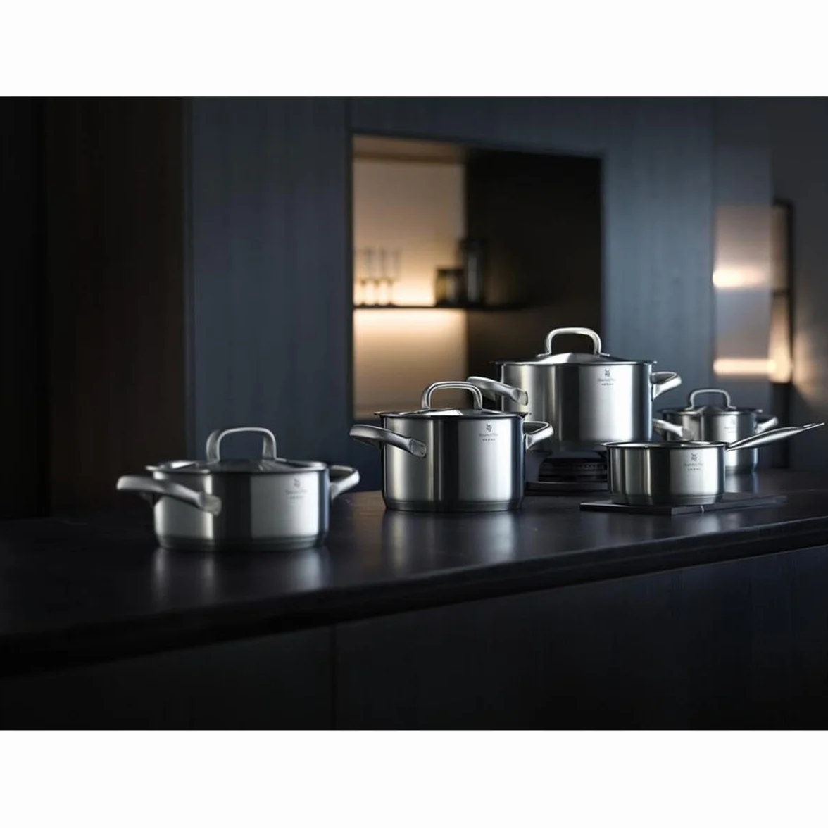 Wmf Gourmet Plus Zestaw Garnków, Metal, Srebrny, 5 sztuk