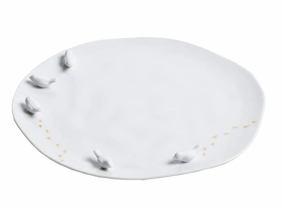 Räder Talerze porcelanowe - stado ptaków