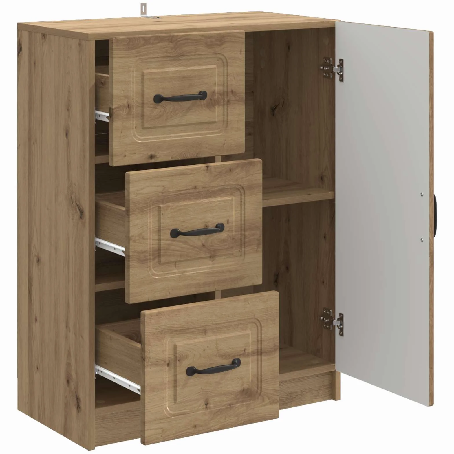 Hothingwell Bufet drewniany Ingenierie 66 x 34,5 x 87 cm