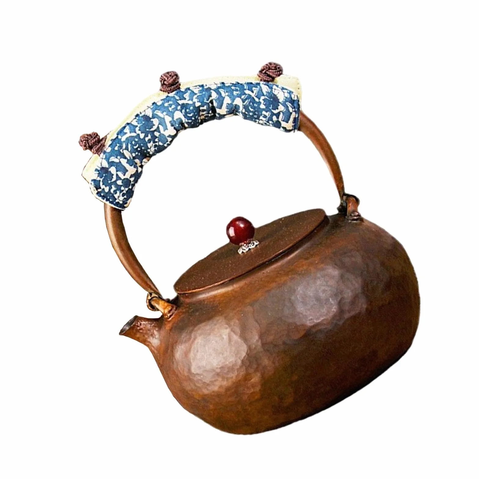 Dzbanek do herbaty, do kuchenki, dzbanek na wodę, dzbanek na wodę z uchwytem, miedziany czajnik do herbaty, 1,2 l, do użytku domowego, do wrzenia wody, na imprezę w restauracji