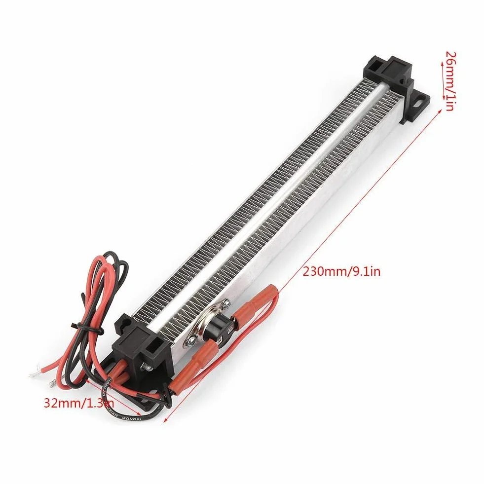 Ceramiczny element grzejny 220V 500W izolowany system ogrzewania powietrza
