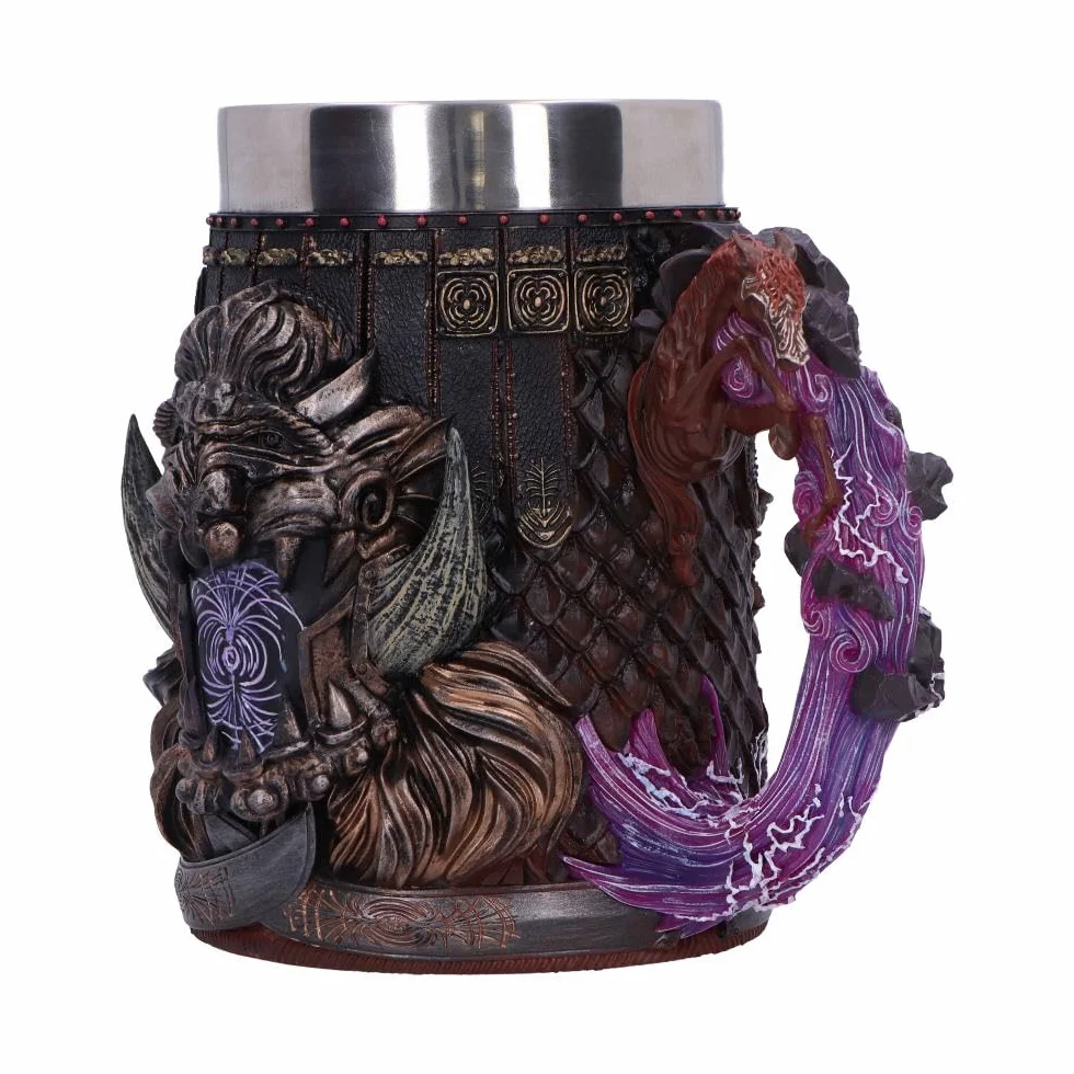 Nemesis Now Elden Ring Starscourge Radahn Tankard, żywica, kubek do piwa, wyjmowana wkładka ze stali nierdzewnej