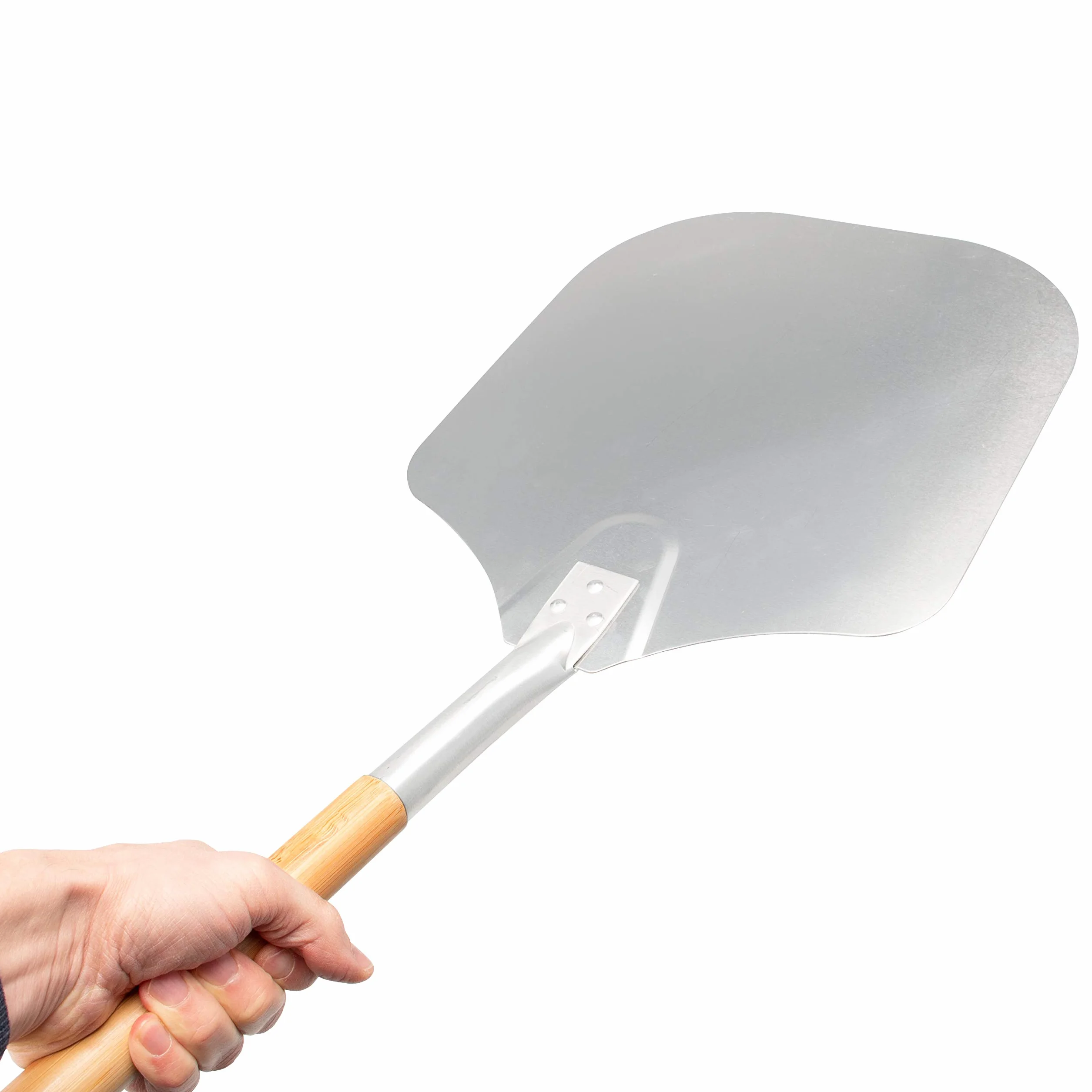 bremermann Łopatka do pizzy aluminiowa i bambusowa rączka zdejmowana // łopatka do pizzy ok. 82 x 30,5 cm łopatka do pizzy