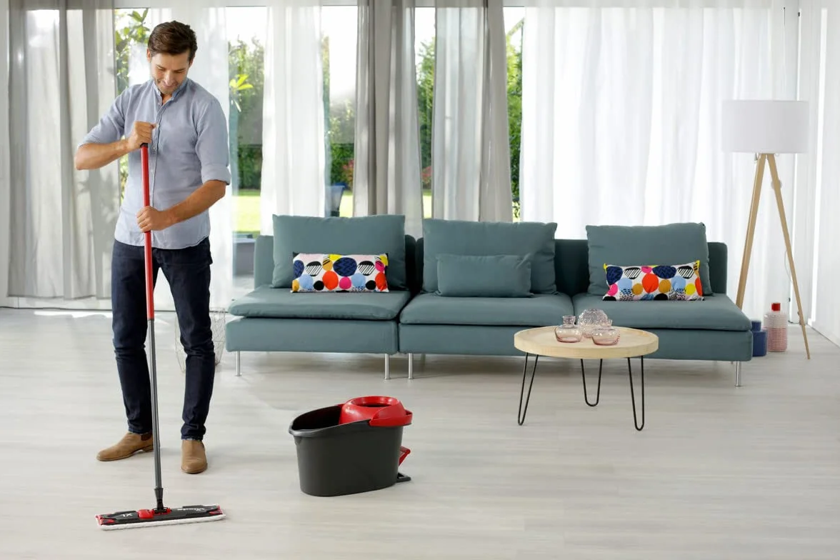 Vileda Ultramax Xl Turbo Box Zestaw Mop i Wiadro, Czarny/Czerwony, XL