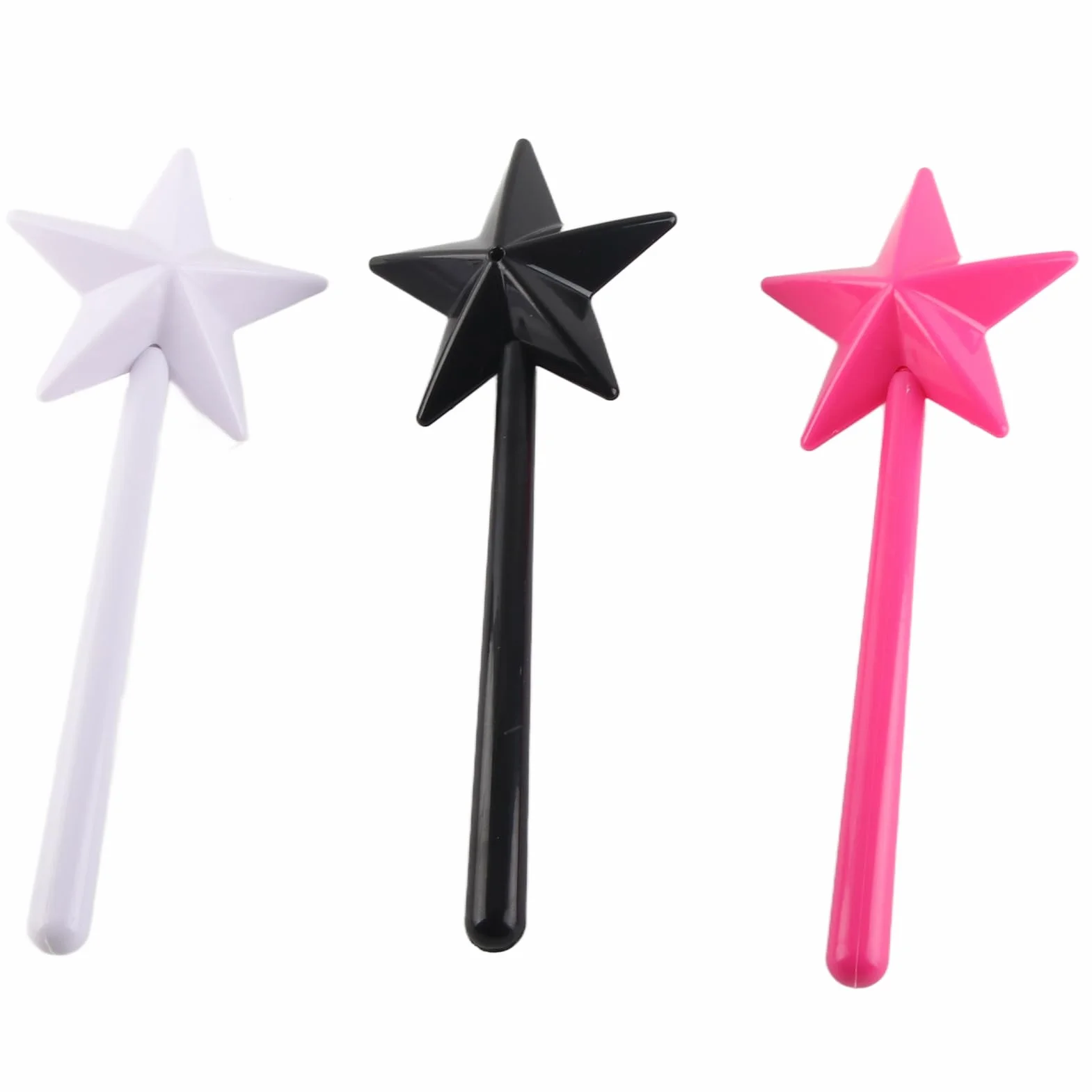 3 szt. Magiczna Różdżka Solniczki i Pieprzniczki Różdżka do Różowego Czarnego Białego Accessori Stick Star Śliczny Dozownik Przyprawa Solniczki