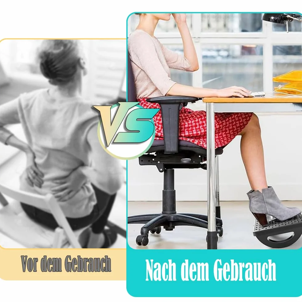 Ergonomiczne podnóżek podnóżek, masujący do biurka biurko, wygodny dla użytku domowego