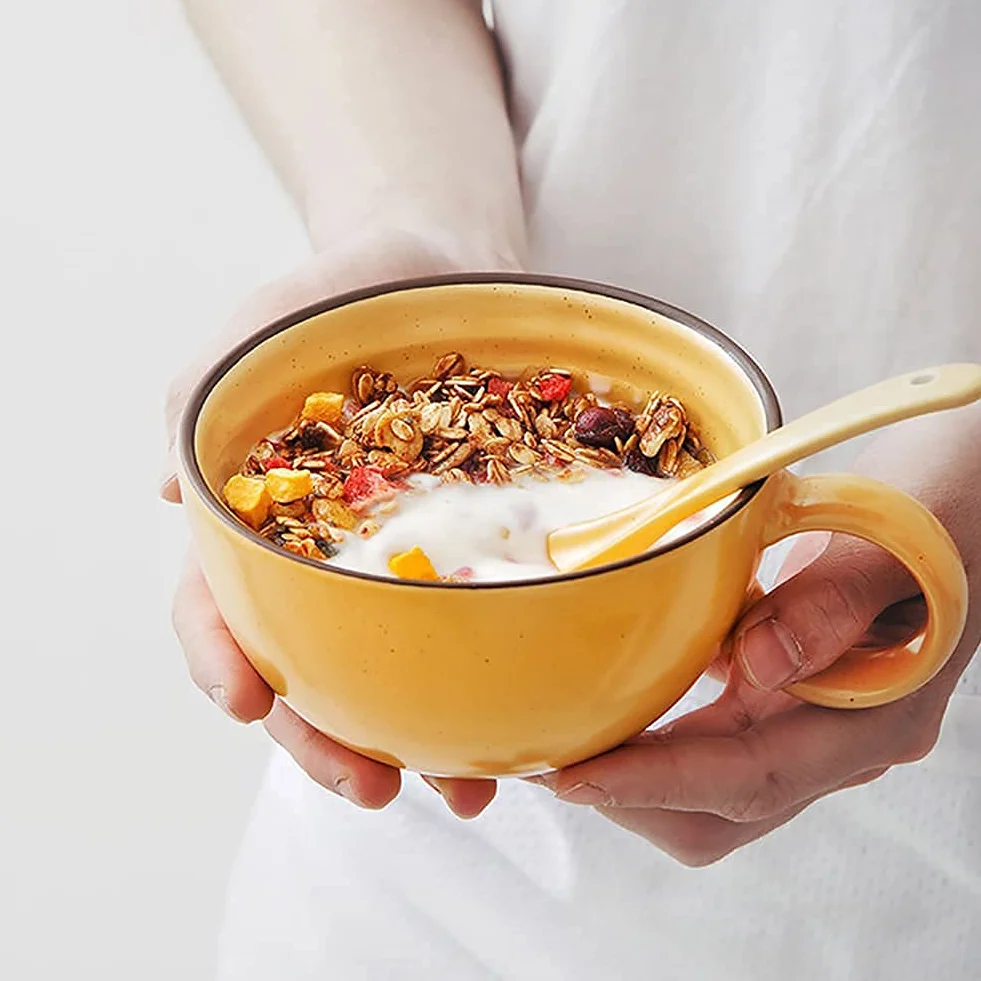 Kolorowy 17-częściowy porcelanowy zestaw zastawy stołowej – odporna na odpryski ceramika z eleganckim wzorem nici – idealna na domowe przyjęcia jadalne i rozrywkę