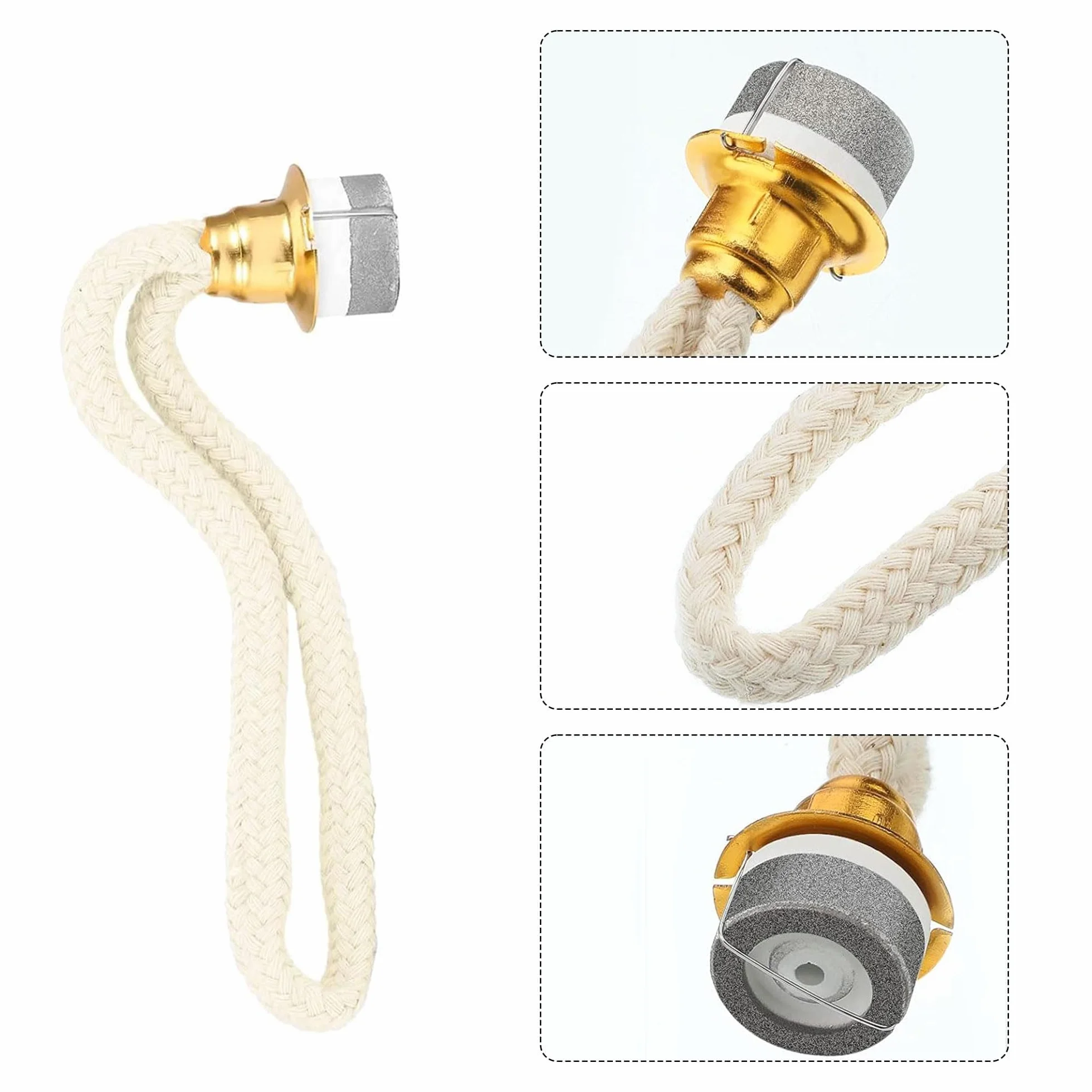 Zestaw 2 knot do lampy Berger, zamiennik do lamp olejowych, katalityczna lampa zapachowa, knot do dyfuzora aromaterapii, ulepszenie powietrza w pomieszczeniu, akcesoria do dekoracji pomieszczeń