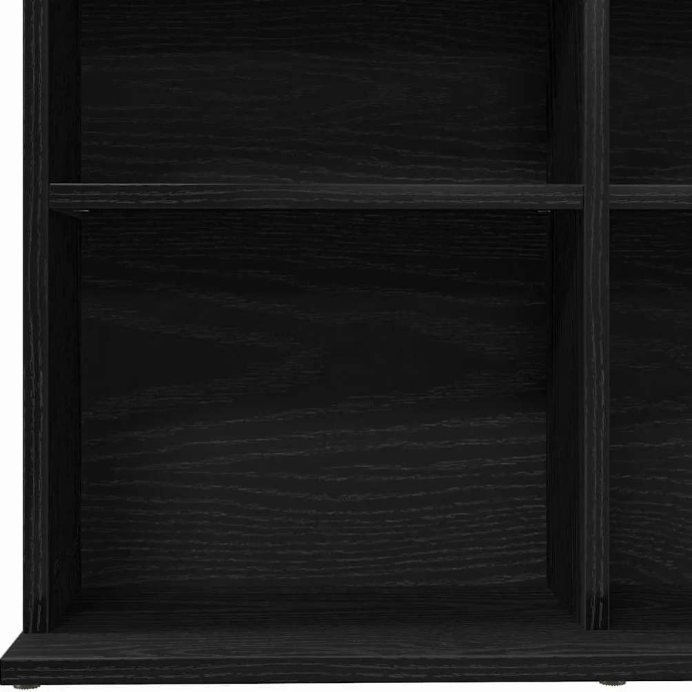 vidaXL Szafka na płyty CD, czarny dąb, 100x23x89,5 cm