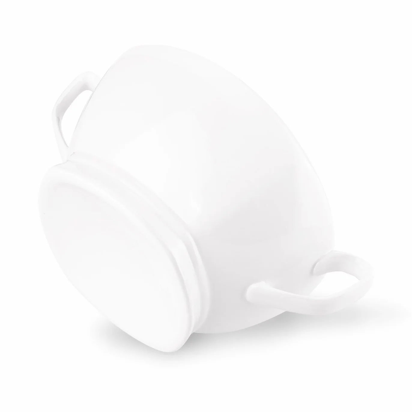 Waza do zupy Tadar 2,5 l biała Waza porcelanowa do podawania rosołu i innych zup