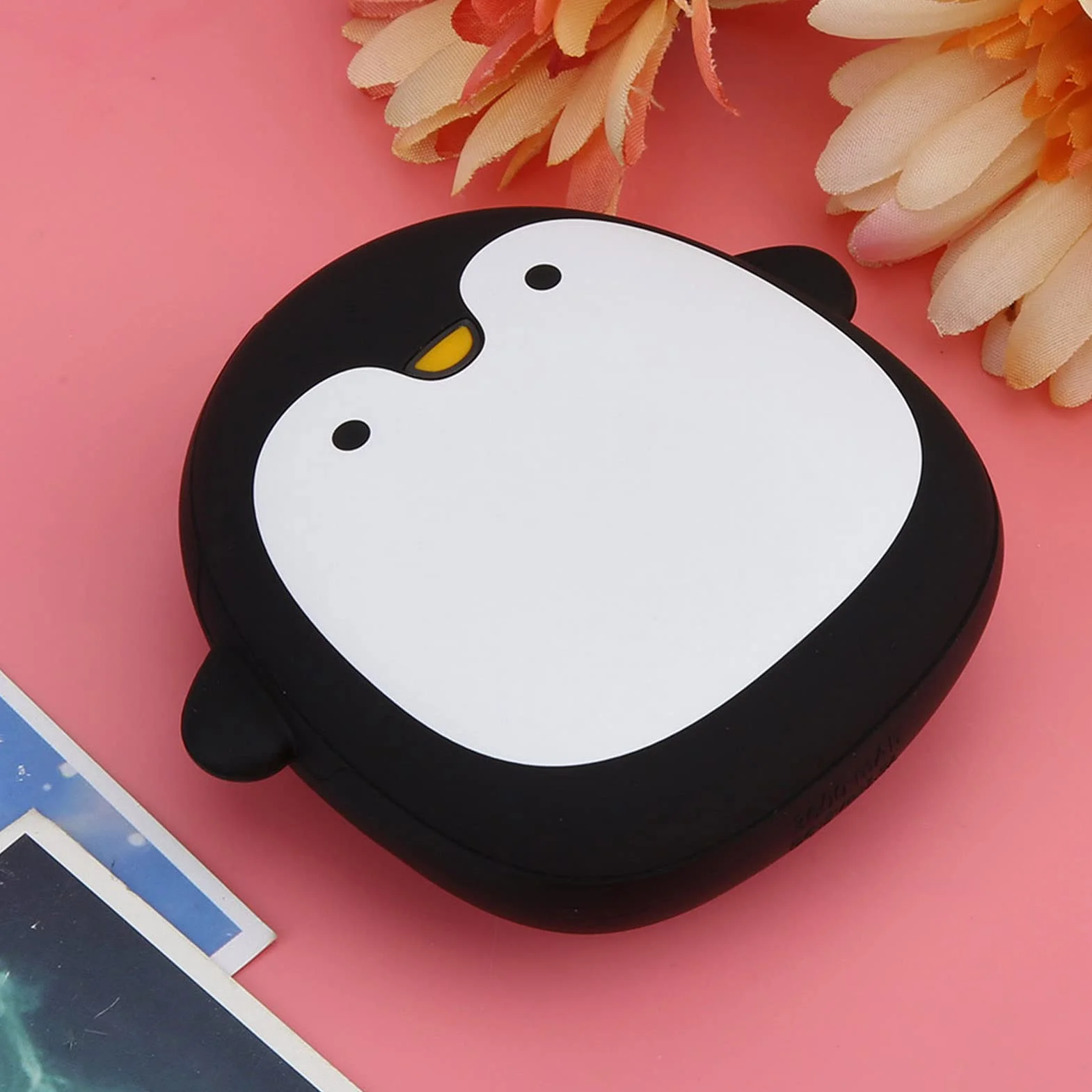 Przenośny Power Bank Ogrzewacz do Rąk USB 2 w 1 Kształt Zwierząt Pingwin