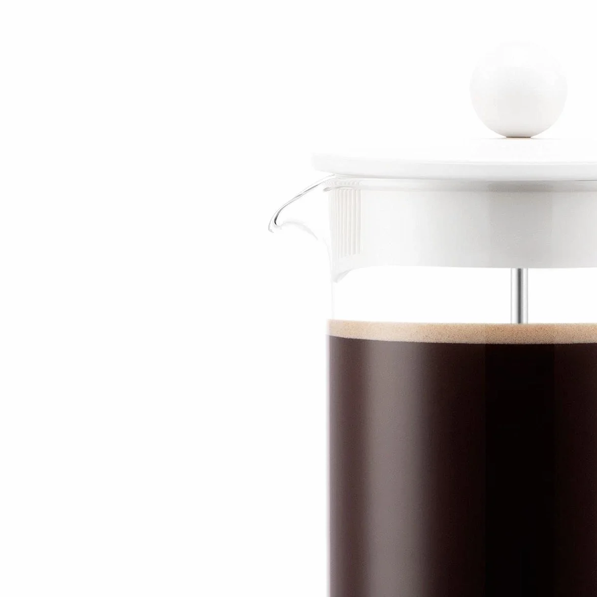Bodum BRAZIL French Press do kawy 1,0 L stal nierdzewna kremowy