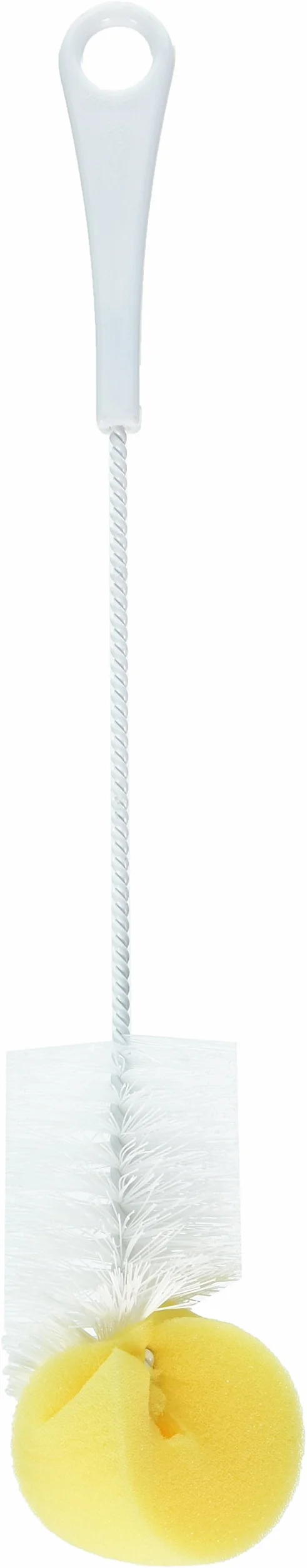 Fackelmann Szczotka do Butelek, Biały/Żółty, 37 cm