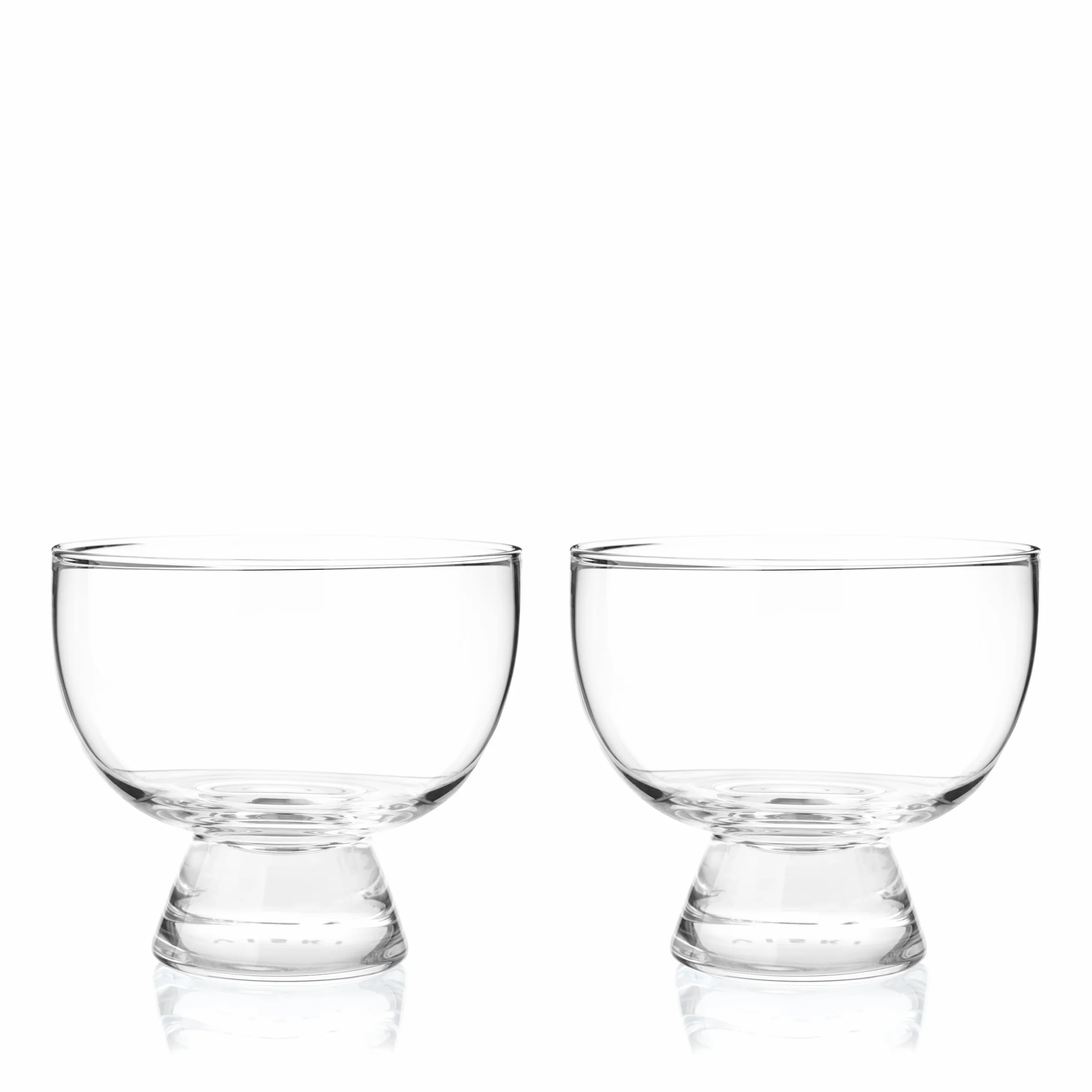 Viski Kryształowe szklanki Mezcal zestaw 2 szt. – wysokiej jakości krystalicznie czyste szkło, kieliszki koktajlowe Mezcal bez nóżek, zestaw upominkowy ze szkła likierowego – 237 ml