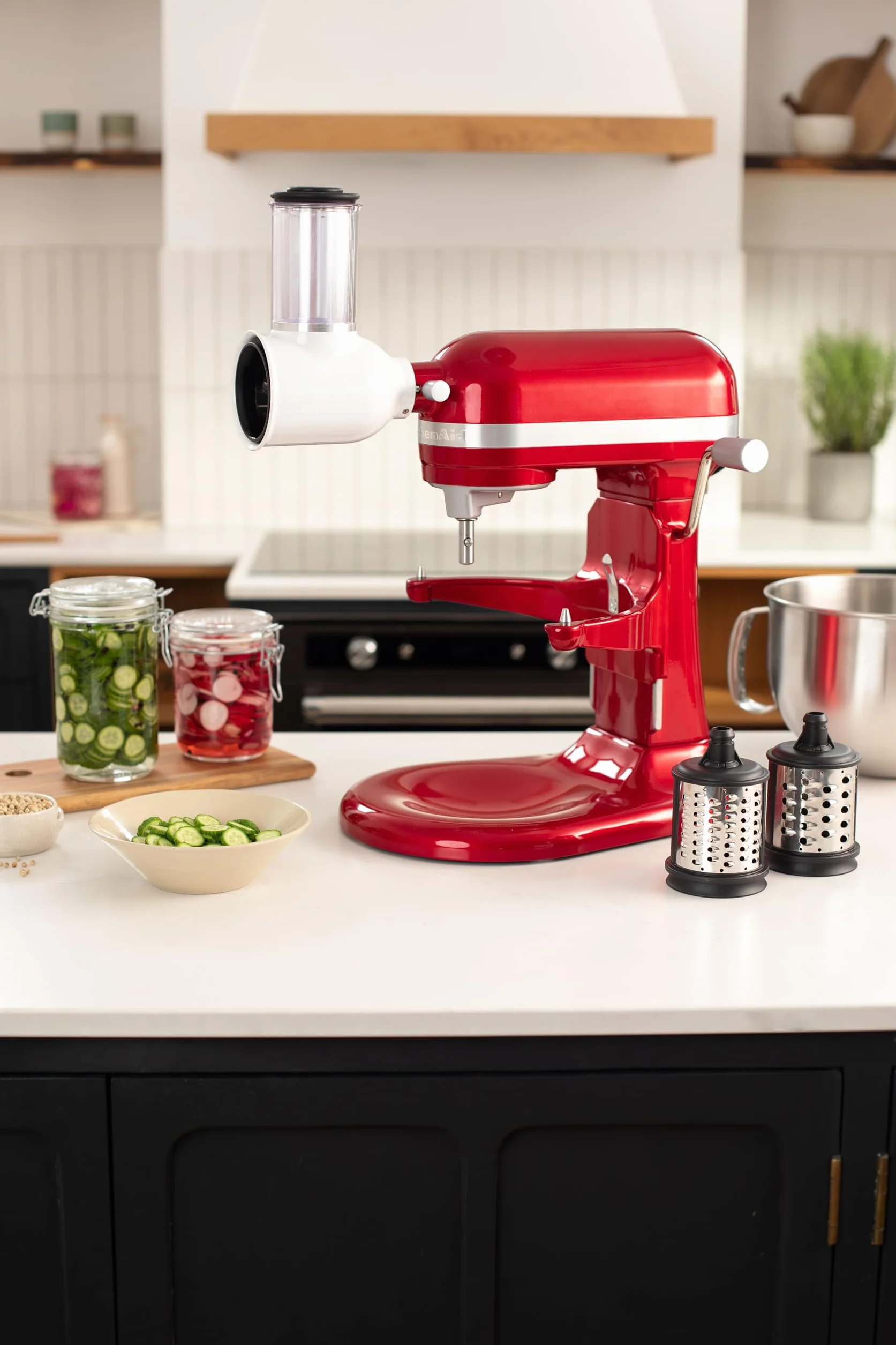 Kitchenaid 5KSMEMVSC Zestaw do Tarcia i Szatkowania do Robota Kuchennego Kitchenaid, Srebrny