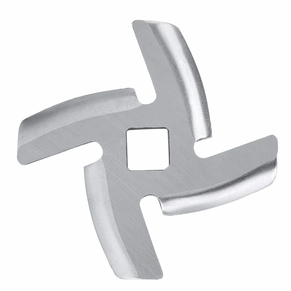 Kruszarka do Mięsa ze Stali Nierdzewnej Mincer Plate Blade Cutter Części do Maszynki do Mielenia Mięsa Clatronic Kreuzmesser Lame Twinzee Nóż Maszyna do Mięsa Silver Crest Couteau (Małe ostrze o długości 46 mm)
