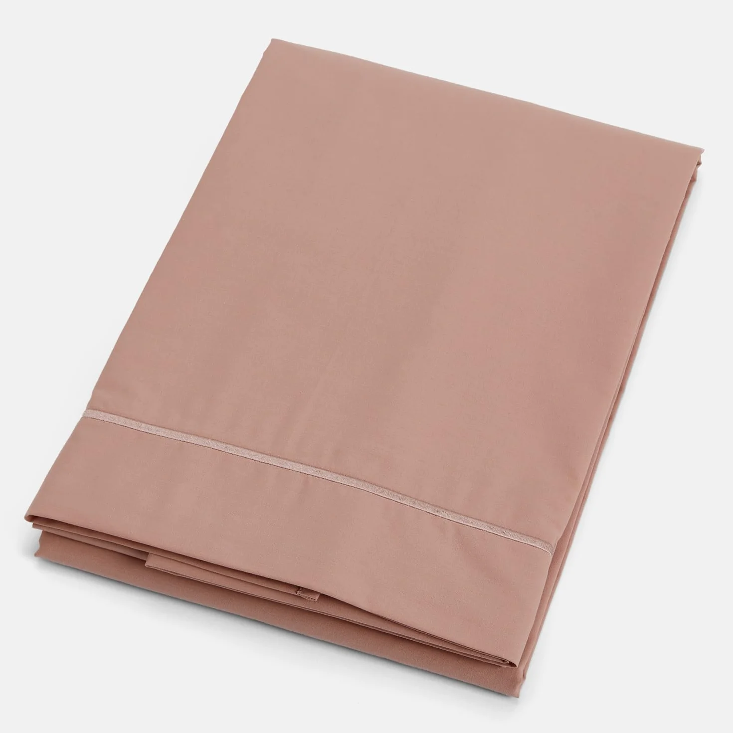 Bianca Plain Dyed Rose Tan Zestaw Pościel 150 cm 100% Bawełna Percale