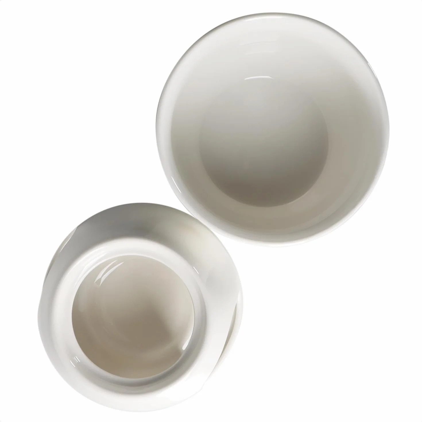 COM-FOUR® Zestaw do czekoladowego fondue Premium - miska ceramiczna z podstawka na podgrzewacz i 4 widelcami - tygiel do czekolady i sera - tygiel - miska do dipów deserowych dla 4 osób (bialy)