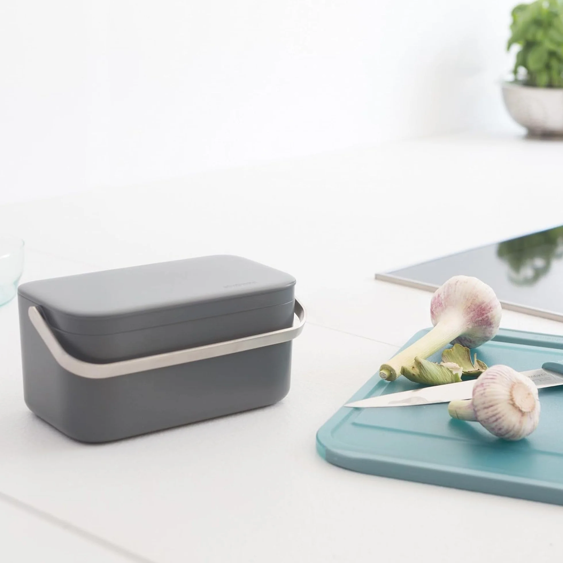 Brabantia Pojemnik na odpadki Ciemny Szary
