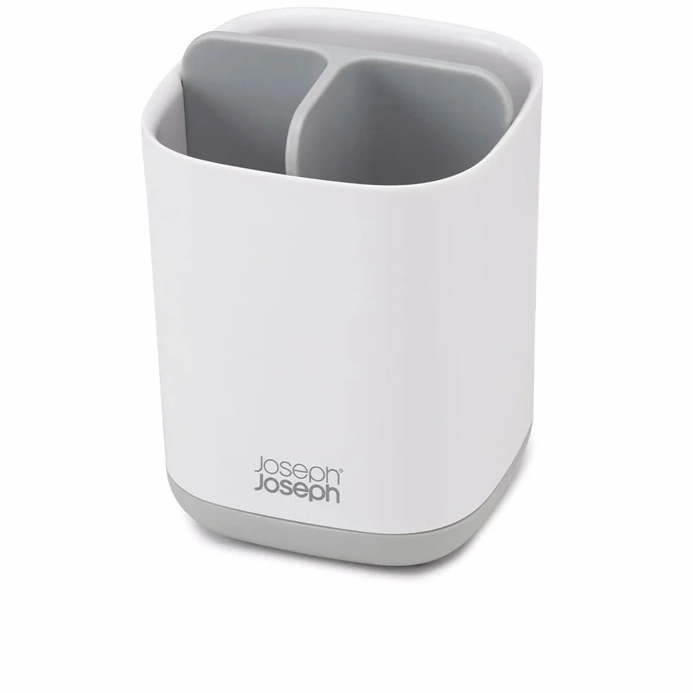 Joseph Joseph Easy-Store - Pojemnik na szczoteczki do zębów, pojemnik do przechowywania w łazience, Średni, Szary/biały