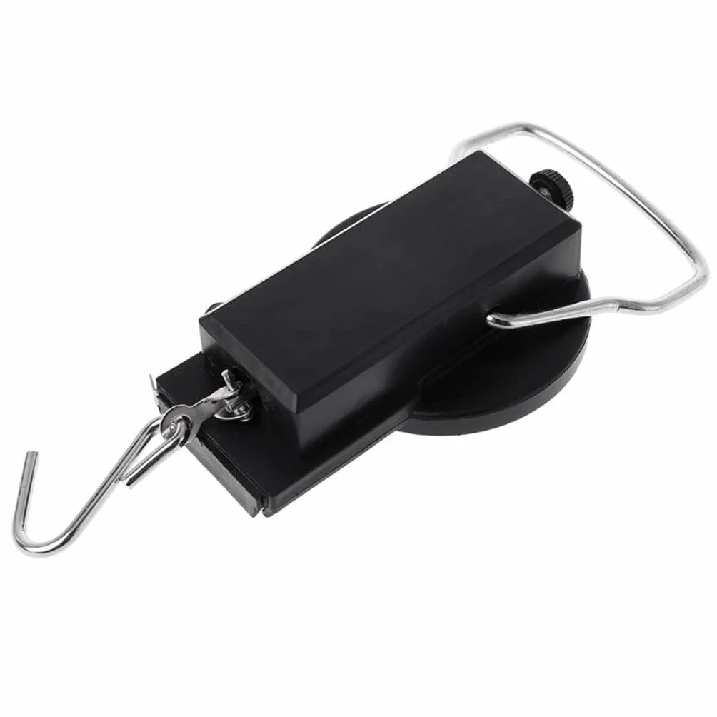 JFDBGU 22kg/50lb Portable Hanging Scale Balance Fish Hook Weighing Kitchen Measuring Tape Fishing Scales