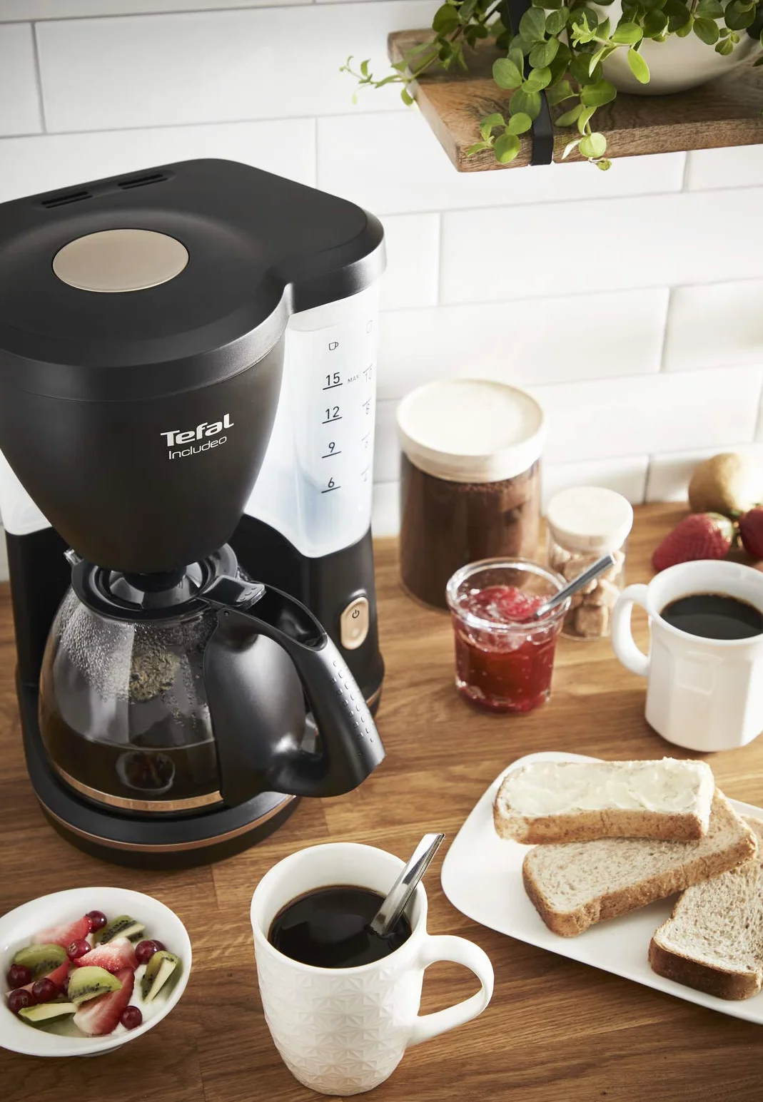 Tefal Ekspres do Kawy, Czarny, 1000 W