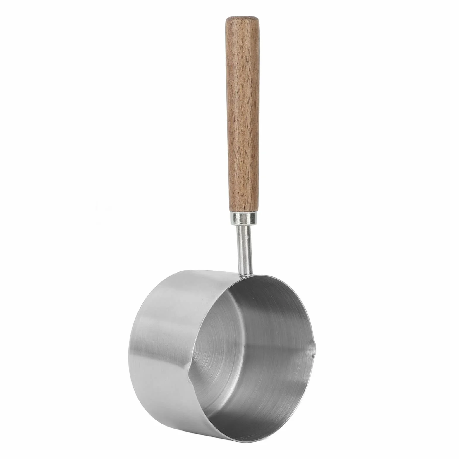 Garnek do mleka ze stali nierdzewnej 200 ml mini rondel z uchwytem