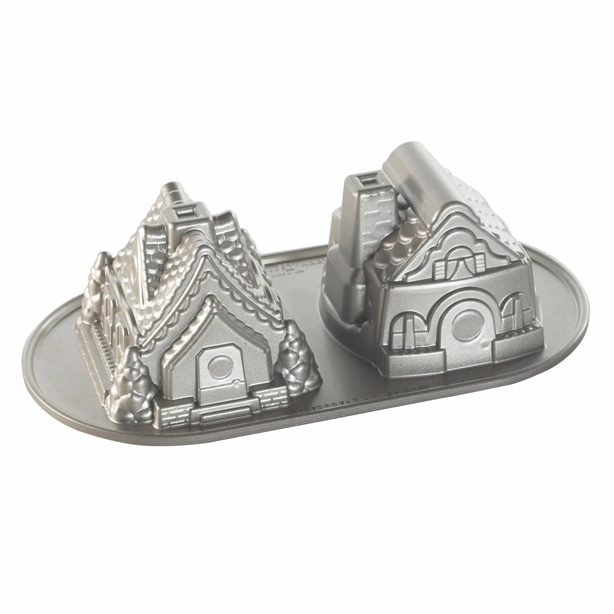 Nordic Ware Forma do pieczenia z motywem, forma do pieczenia domek czarownicy 2 sztuki, małe formy do pieczenia NW