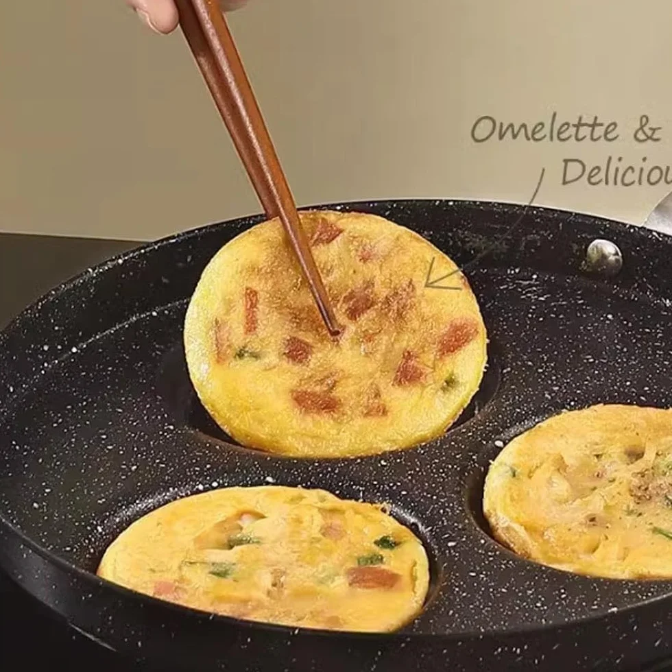Woki i patelnie do smażenia 9,6-calowa patelnia żeliwna z powłoką nieprzywierającą, okrągła patelnia z powłoką granitową, piekarnik, zmywarka, garnki i patelnie, do kuche