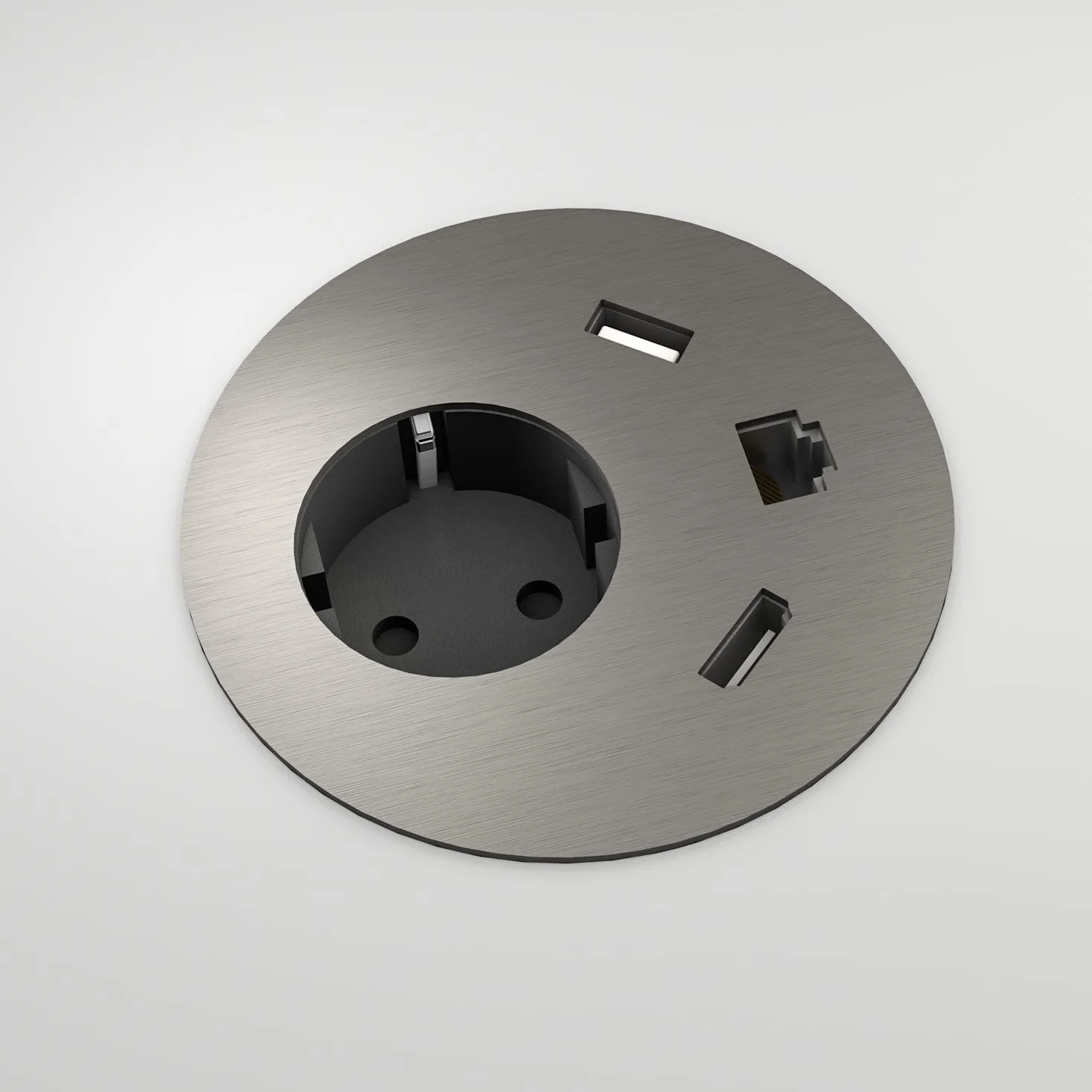 KINDERMANN CablePort table2 - stal nierdzewna