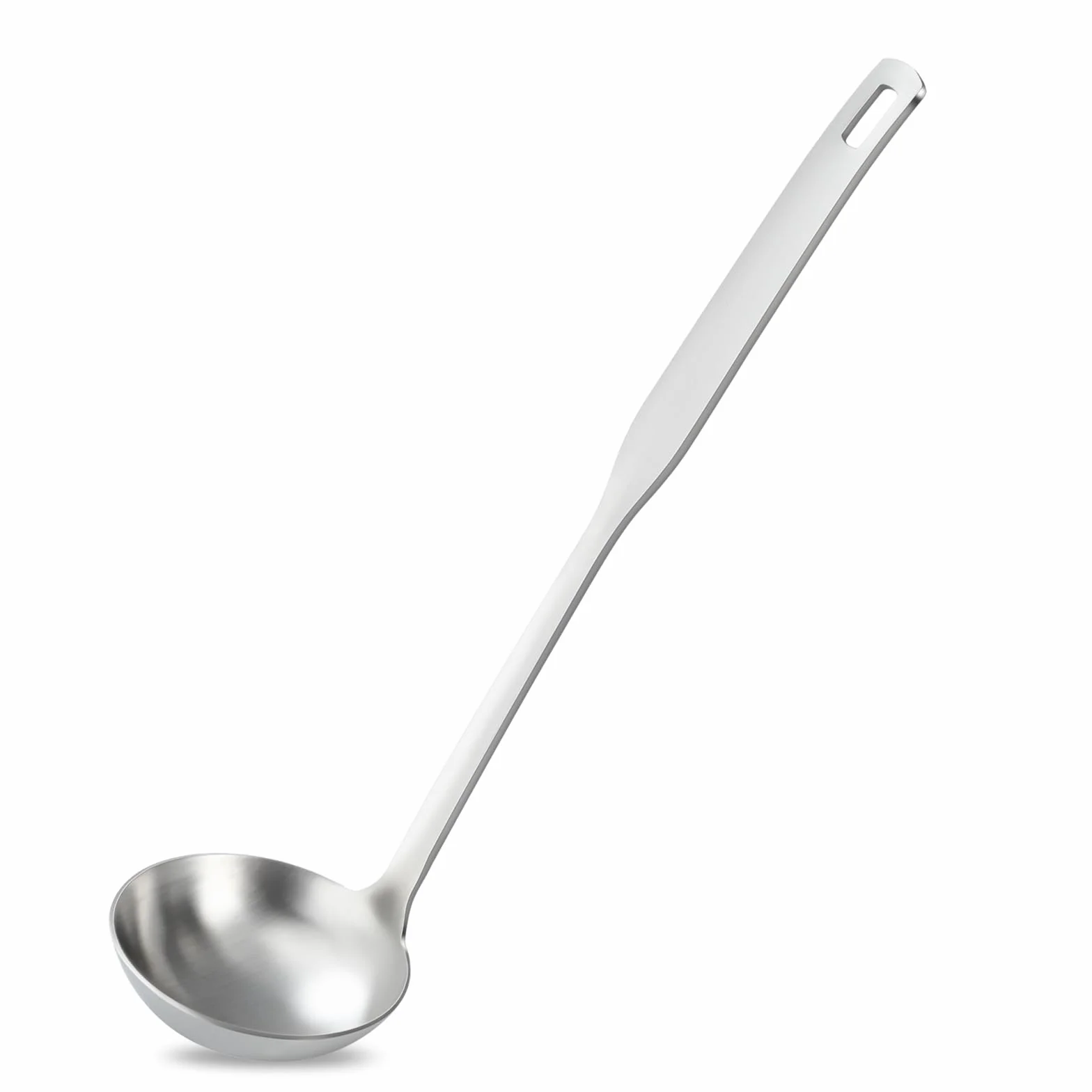 Pleafind Chochla do zupy, chochla z otworami do zawieszania, chochla do zupy, gulaszu, sosu i chili, plastyczna i trwała