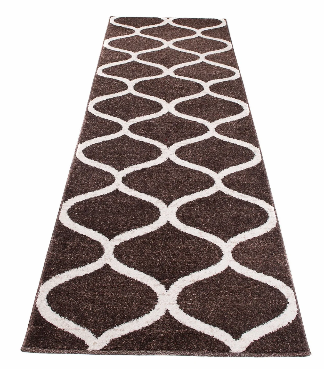 Tapiso Sari chodnik na metry do salonu, sypialni, kuchni, korytarza, mostek na wymiar, szary, szarobrązowy, jednokolorowy, krótkie runo, melanż, 90 x 300 cm