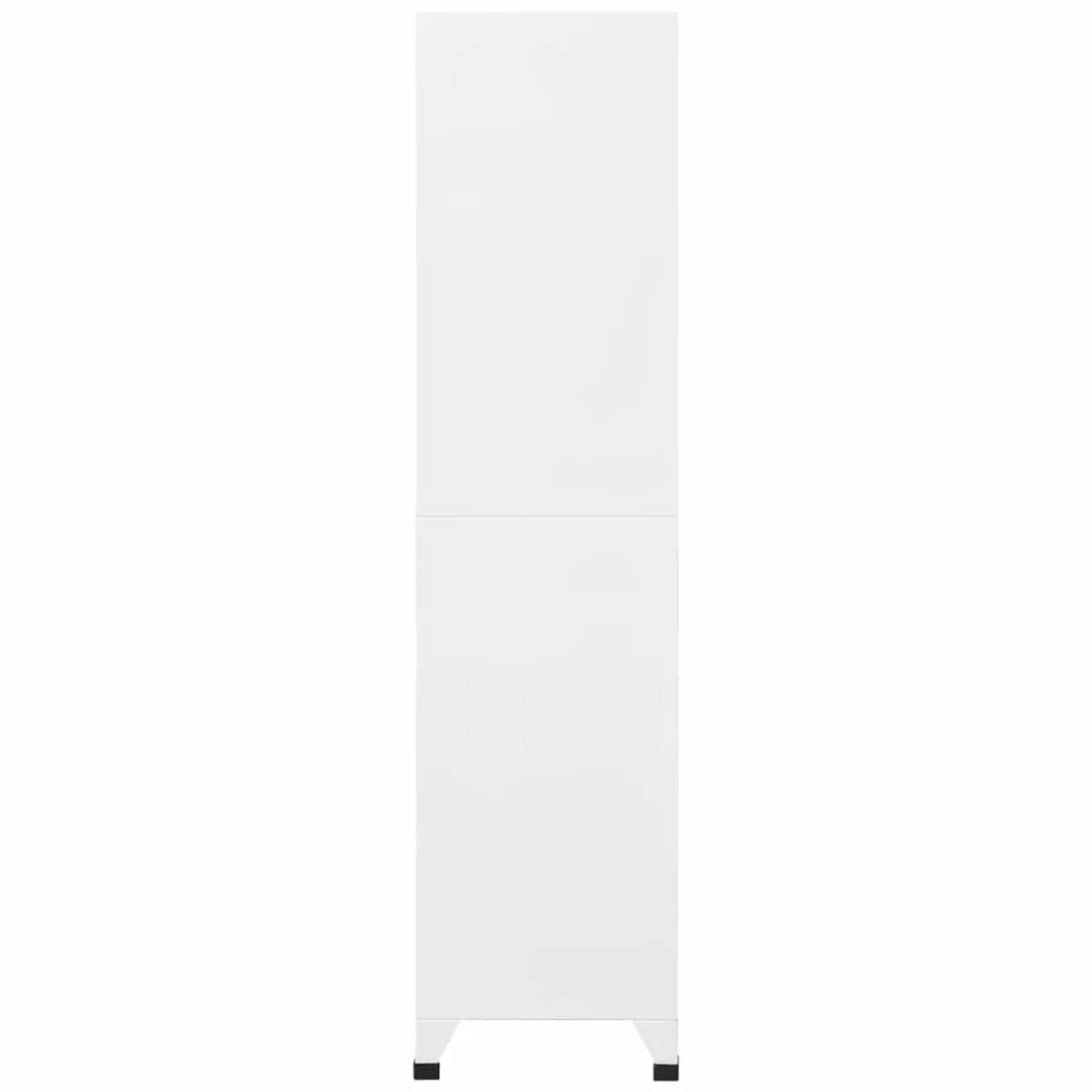 Szafka z 12 zamykanymi przegródkami, stal szara, 90 x 45 x 180 cm, z ramkami na nazwisko, otworami wentylacyjnymi, szafką do biura, warsztatu, szkoły, schowkiem na ubrania i akta