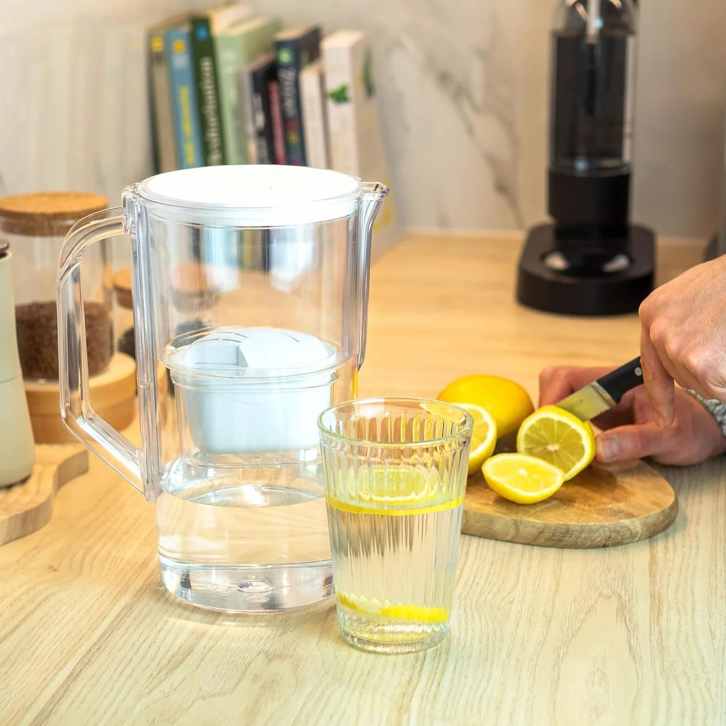 Wessper Filtry do Dzbanka Filtrującego Wodę, Redukcja Chloru i Metali Ciężkich | Filtry są zamiennikami dla filtrów Dafi Unimax Aquaphor A5 BRITA Maxtra+ PHILIPS AWP212/10 – Zestaw 6 Sztuk
