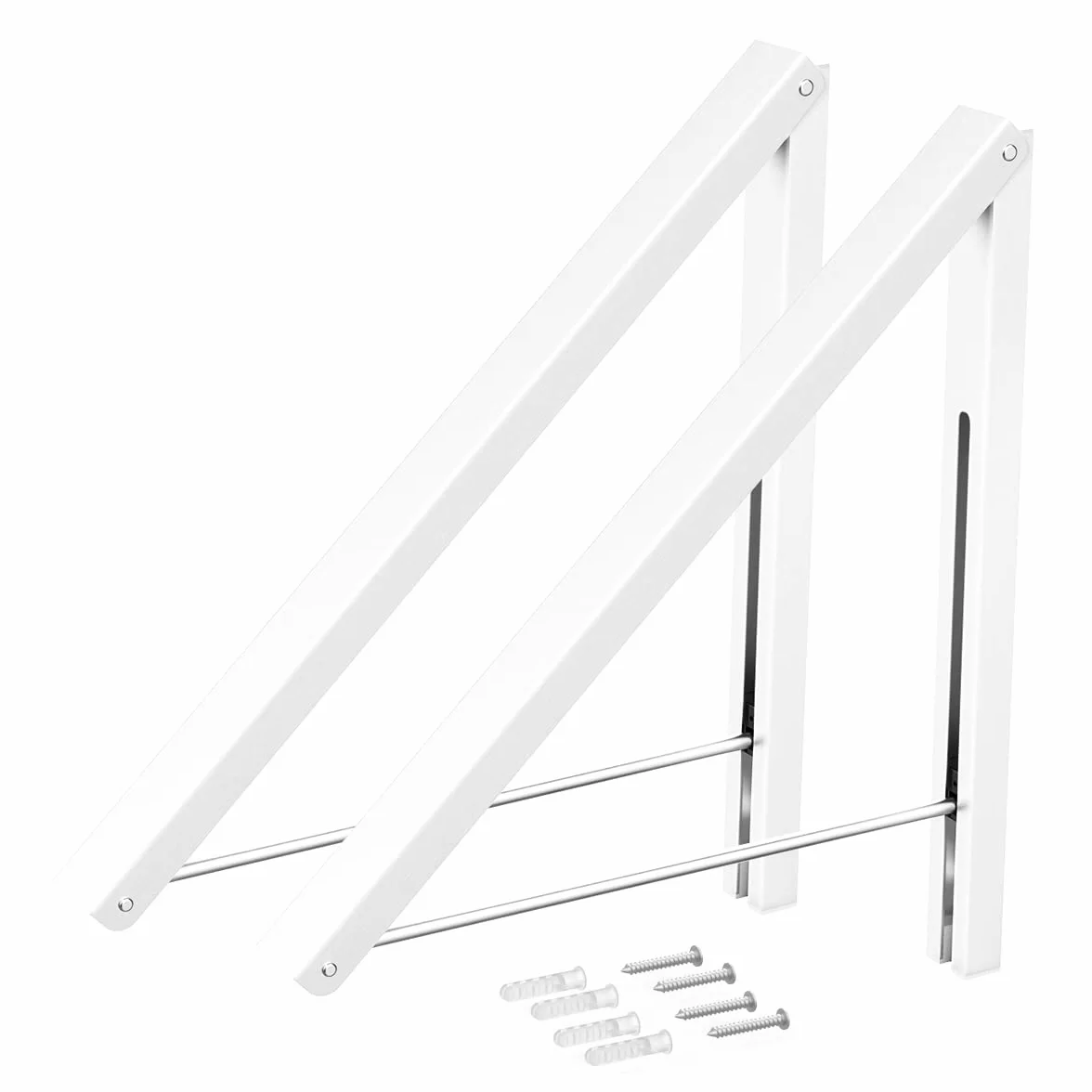 Suszarka montowana na ścianie składany wieszak na ubrania aluminiowy organizer