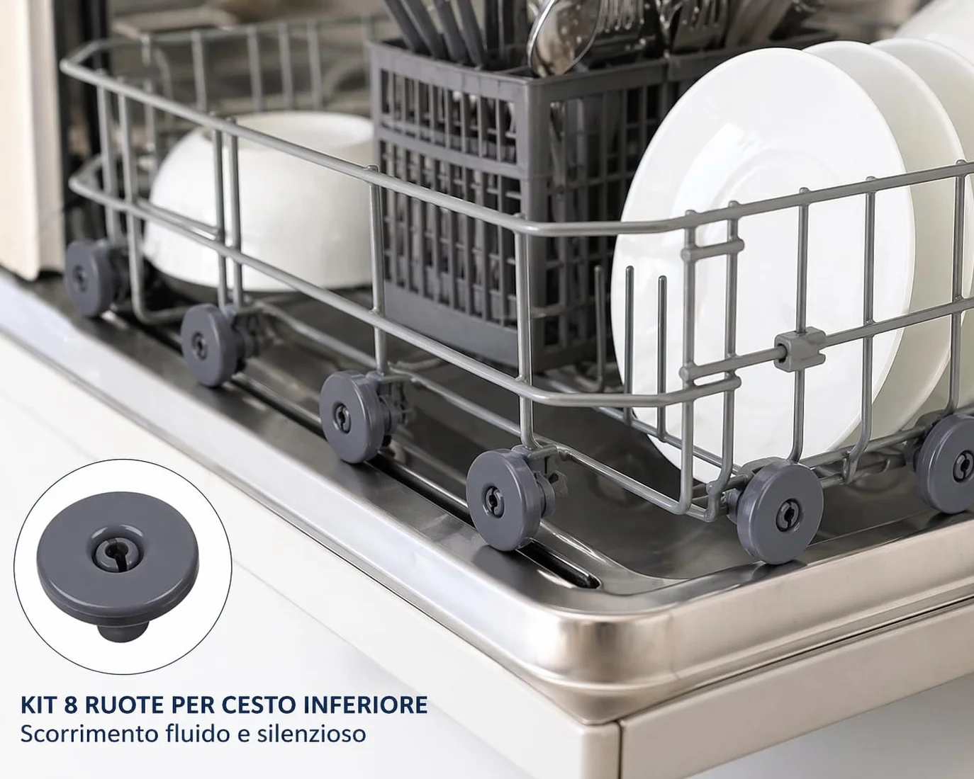 ZESTAW 8 KOŁÓW KOŁOWYCH CESTO DO PRACY REX - ELECTROLUX