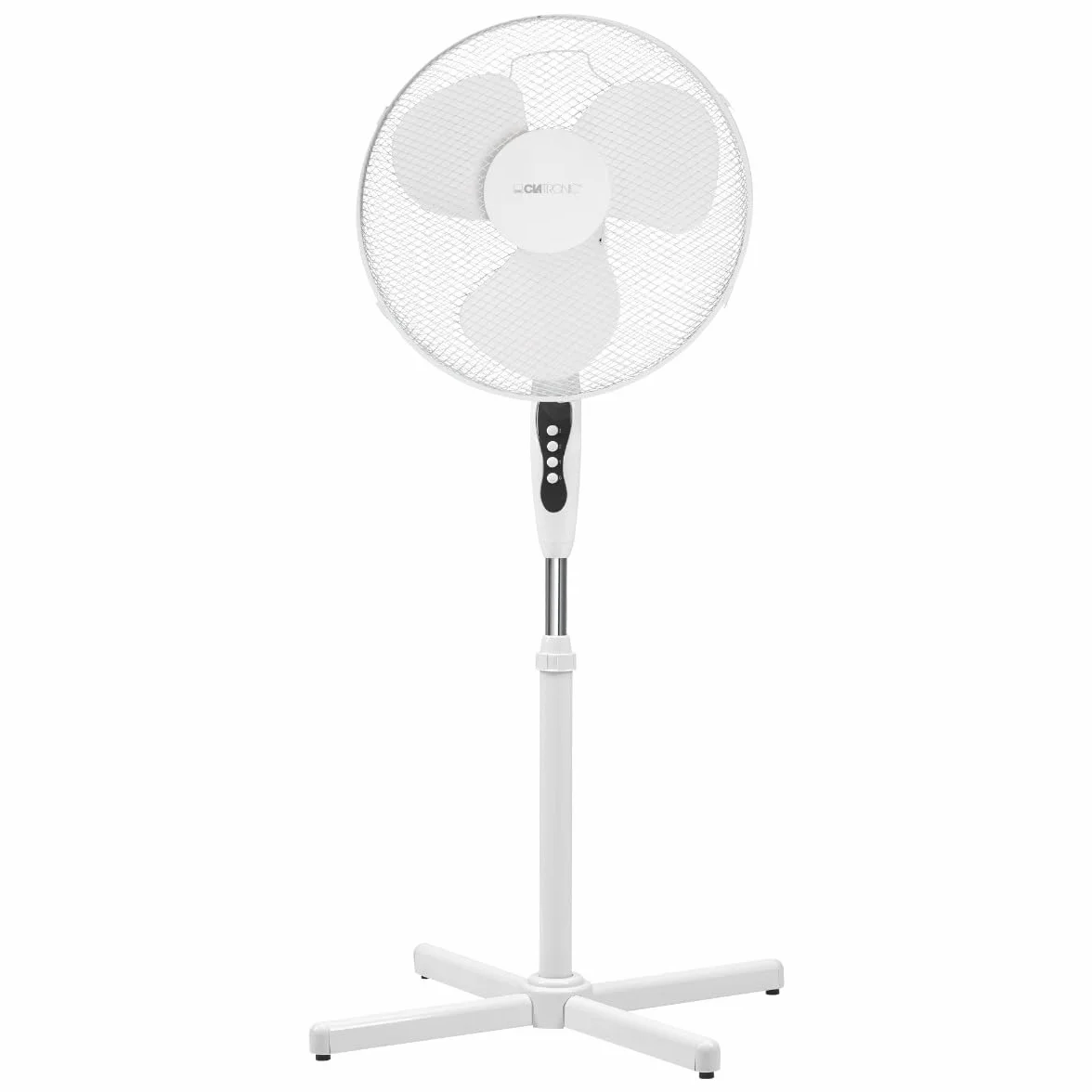 Clatronic VL3603S Wentylator Stojący, ‎45 W, Biały, Średnica 40 cm