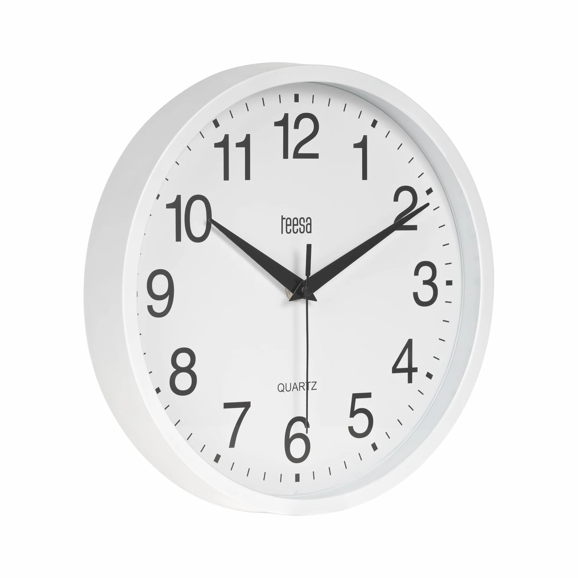 Teesa Zegar Analogowy Ścienny Uniwersalny 25 cm TSA0037 Biały